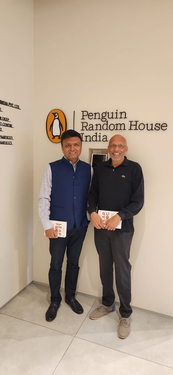 Prof. Mukesh Sud &Prof. Priyank Narayan launchd their book  ‘Leapfrog – Six practices to thrive at work’