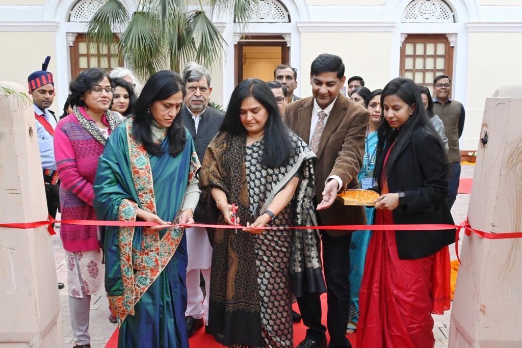 Chief Secretary Usha Sharma inaugurated Sculpture Park 