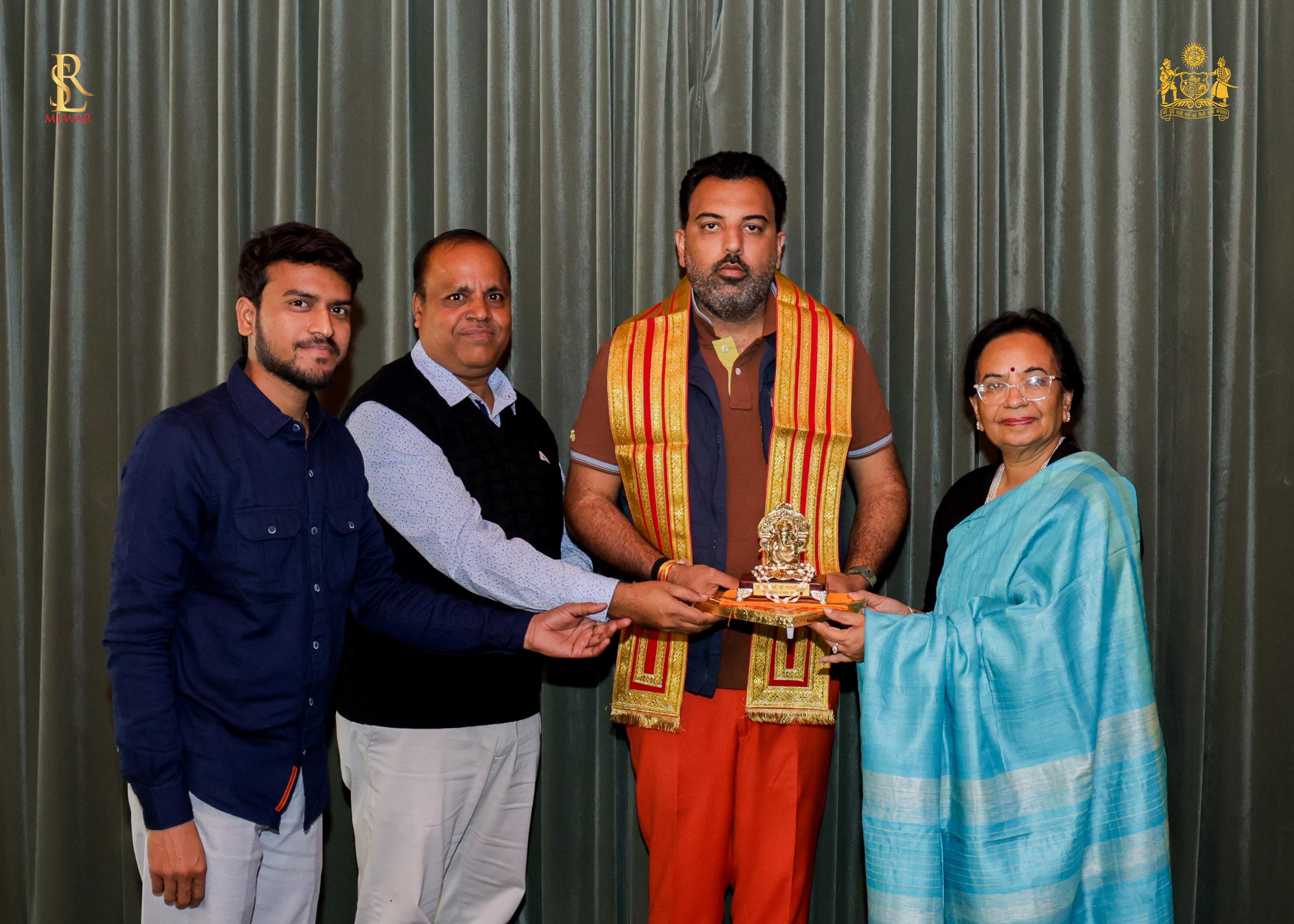 Interaction with 'Lakshyaraj Singh Mevad' on Social Service Initiatives