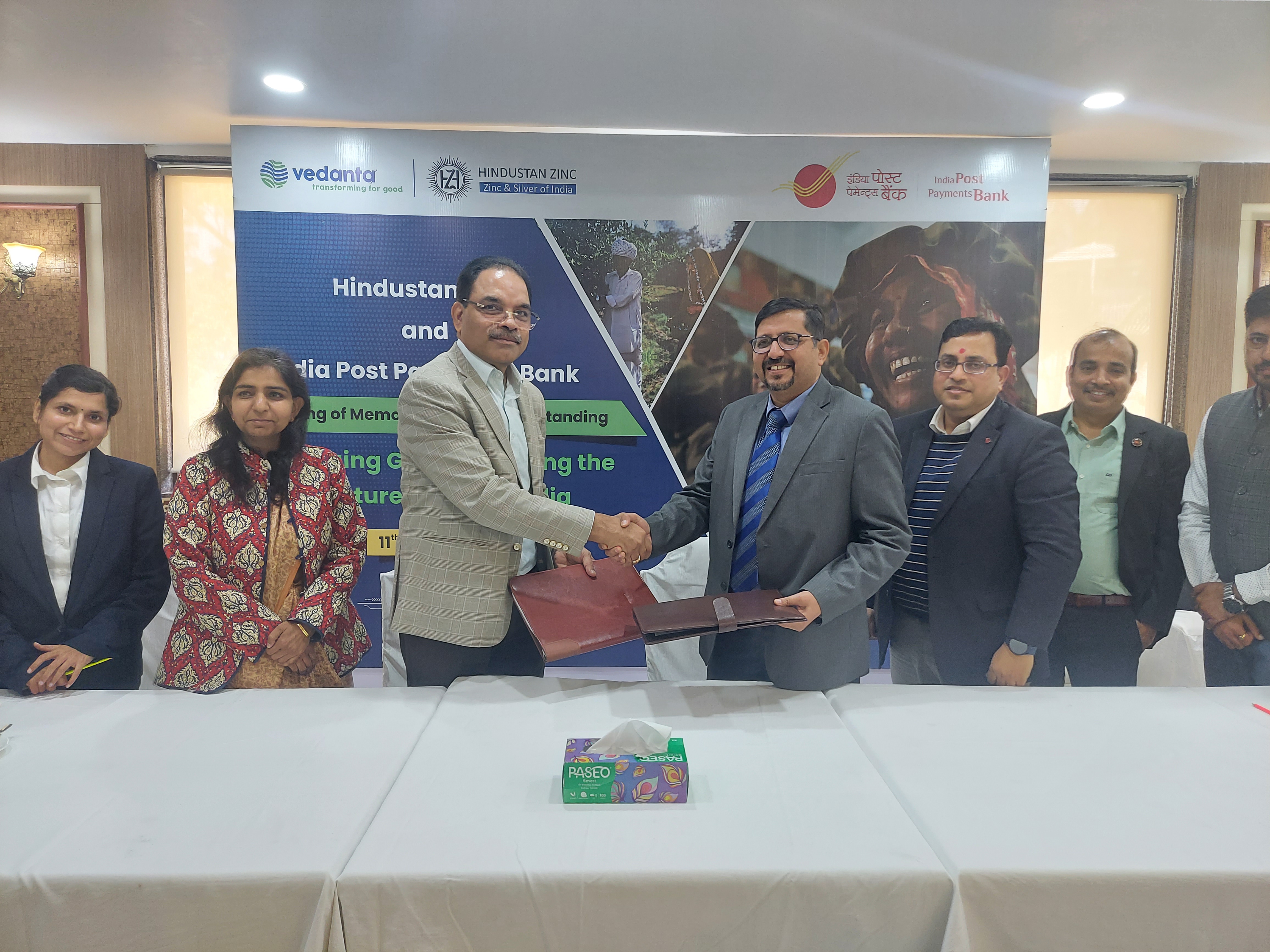 India Post Payments Bank enter into MoU with Hindustan Zinc to offer financial inclusion services to its CSR beneficiaries