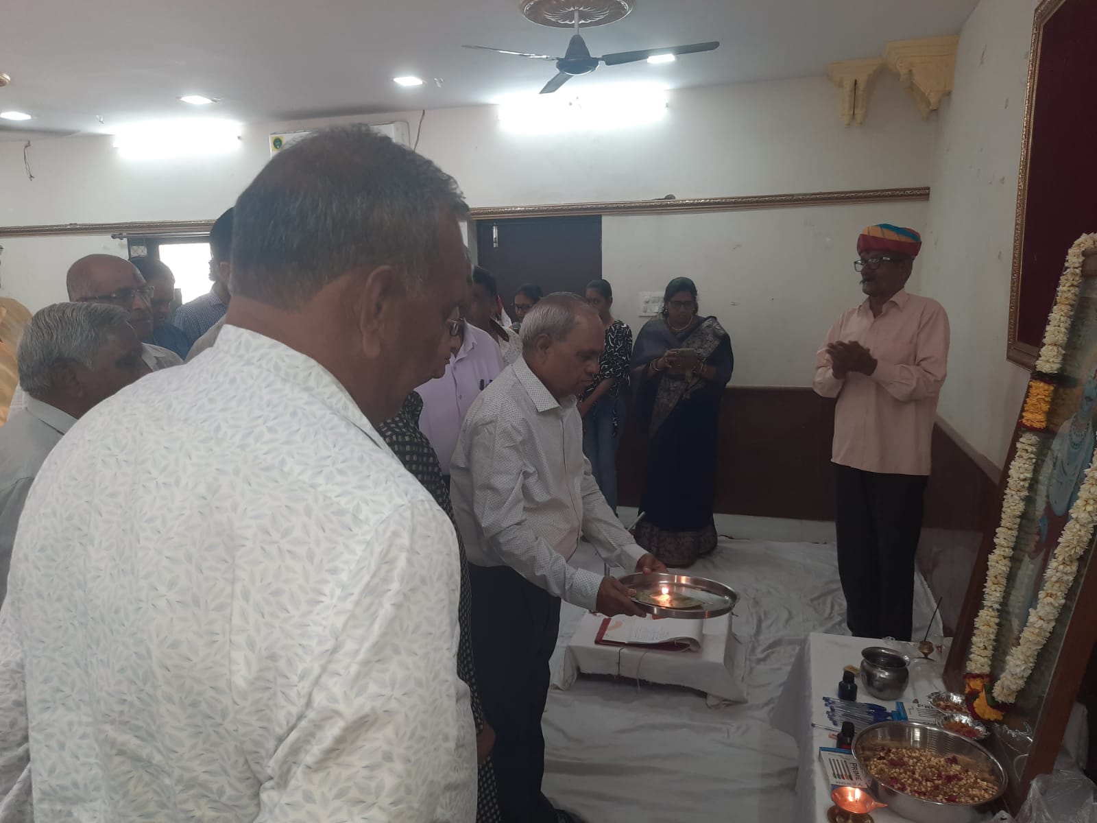 Narrative and Pen Worship Ceremony Organized in Honor of Shri Chitragupt Mahara