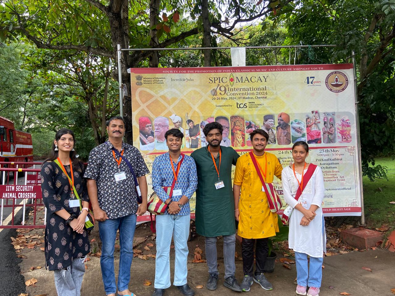 SPSU’s Representation at IIT Madras in the International Spic Macay Convention