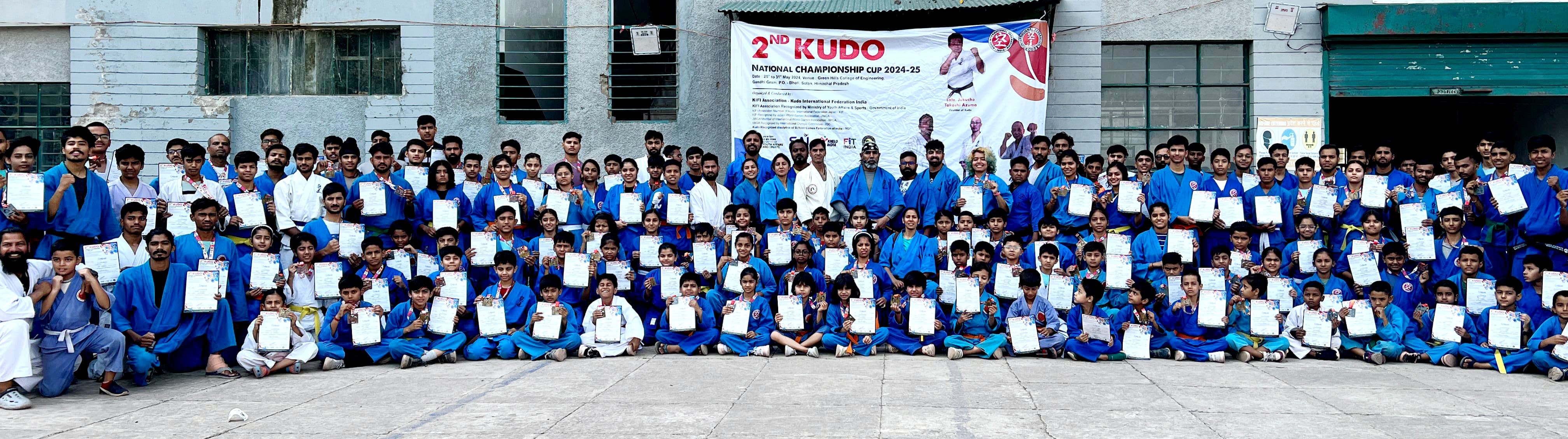 ### Rajasthan Clinches "National Kudo Championship Trophy - 2024" with 98 Medals