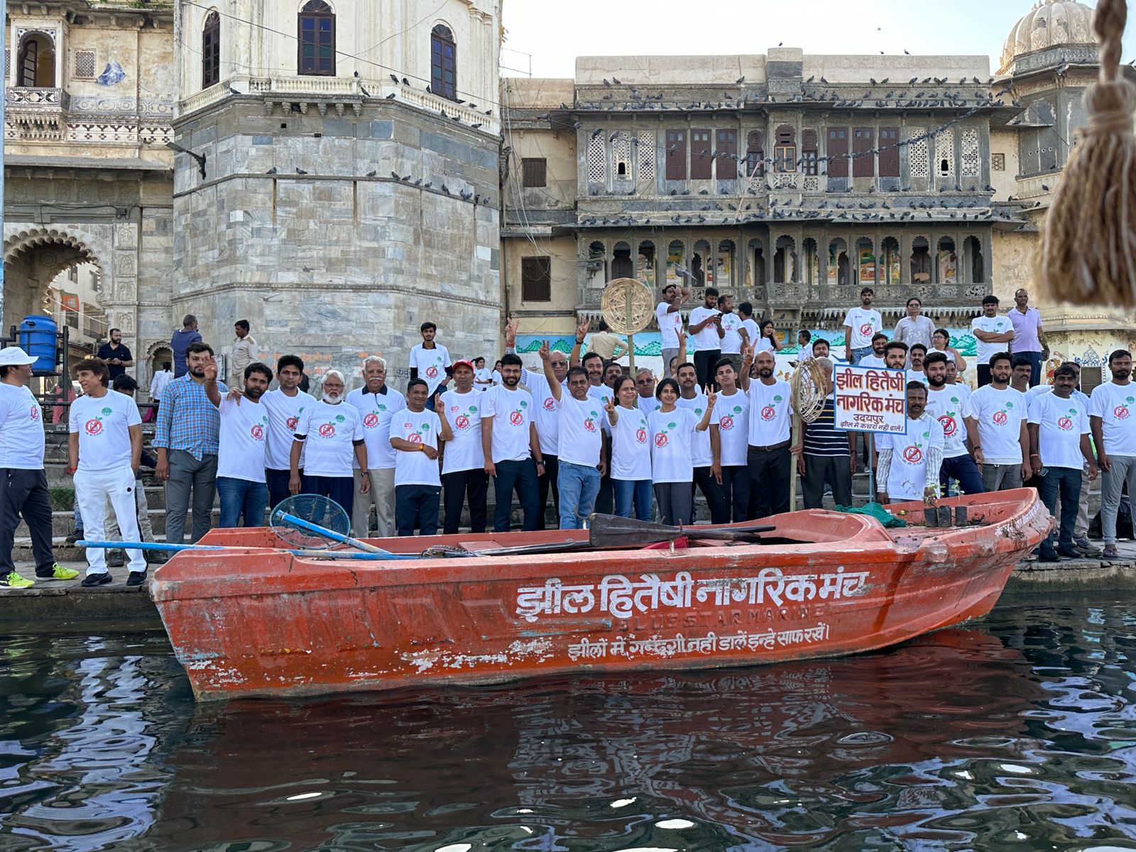 Clean-Up of Lake Pichola and Swaroop Sagar on World Environment Day