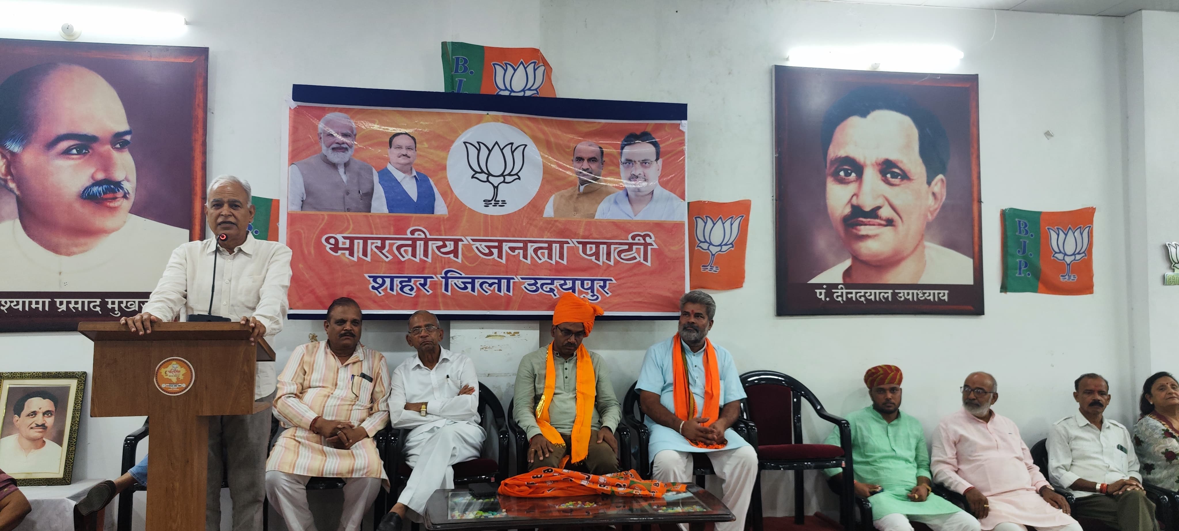 #### BJP Workers Welcome Newly Elected MP Manna Lal Rawat