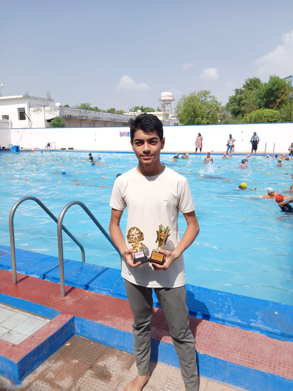 Swimmer #Arav Choubeesa Wins Silver and Bronze Medals