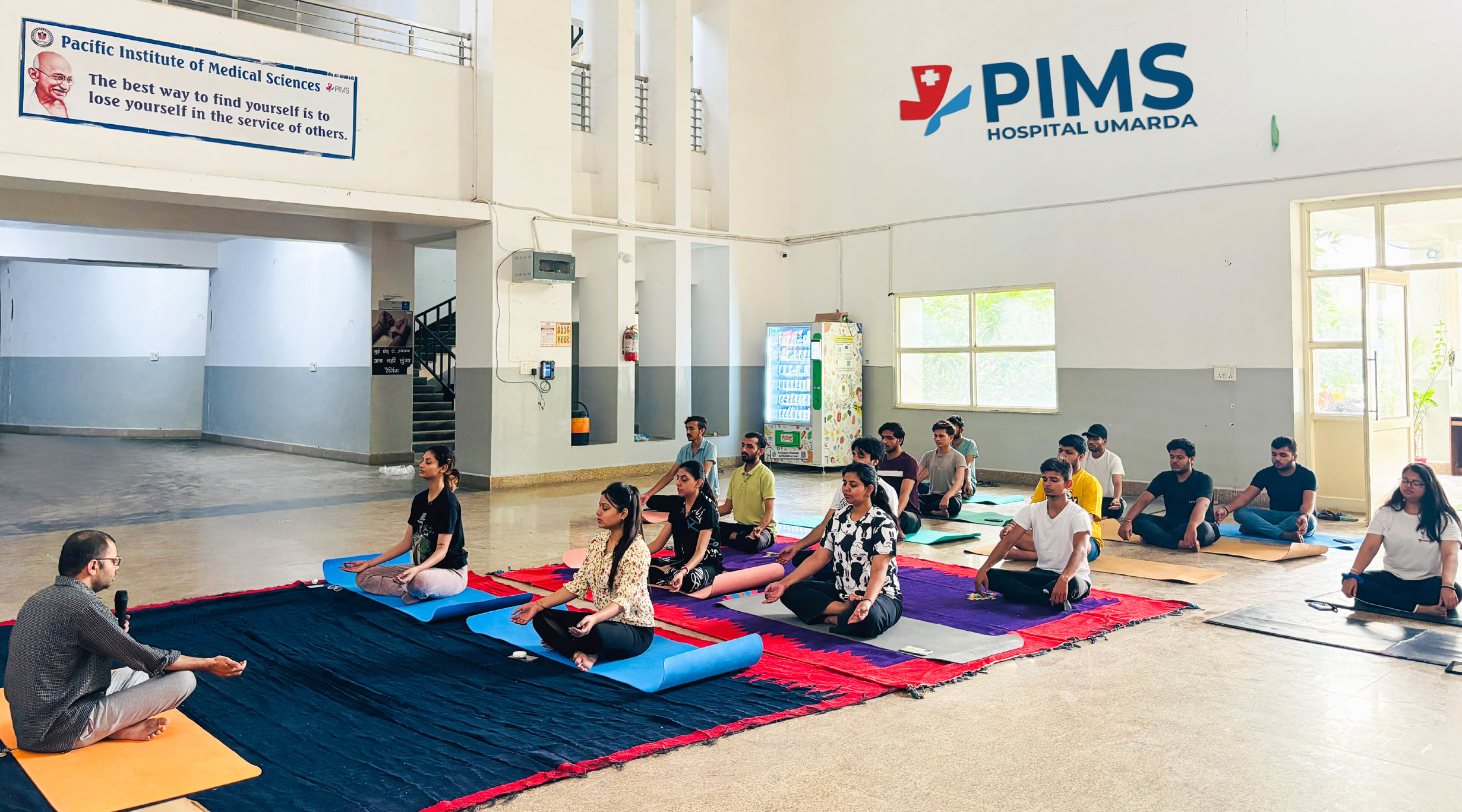 Yoga and Meditation Session Held at PIMS Umarda