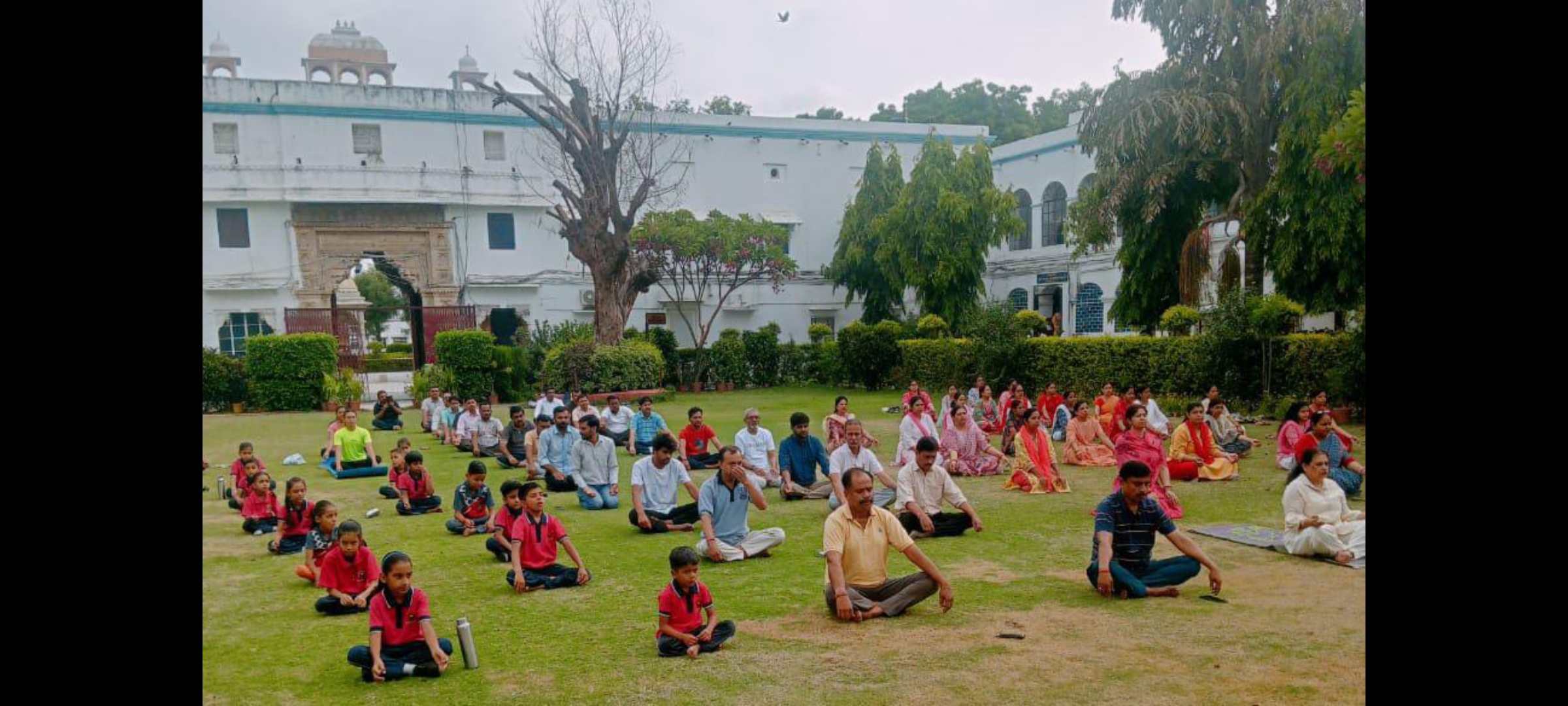 International Yoga Day Celebrated at Bhupal Nobles Institute