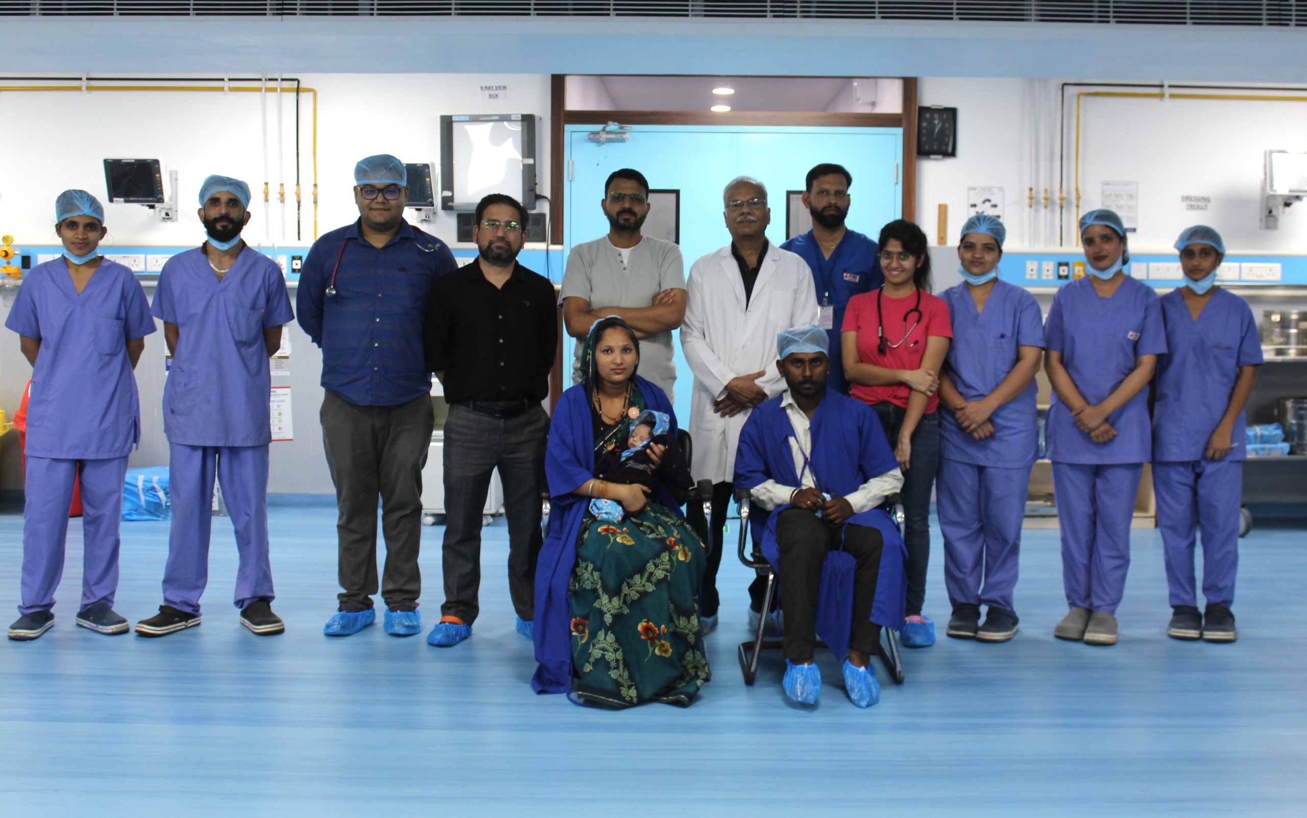 ###Successful Surgery of a Newborn with Severe Illness at PIMS Hospital Udaipur