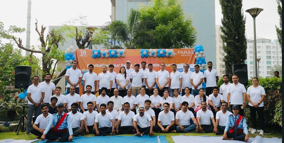 ### Paras Health Udaipur Celebrates International Yoga Day with Enthusiasm and Zest