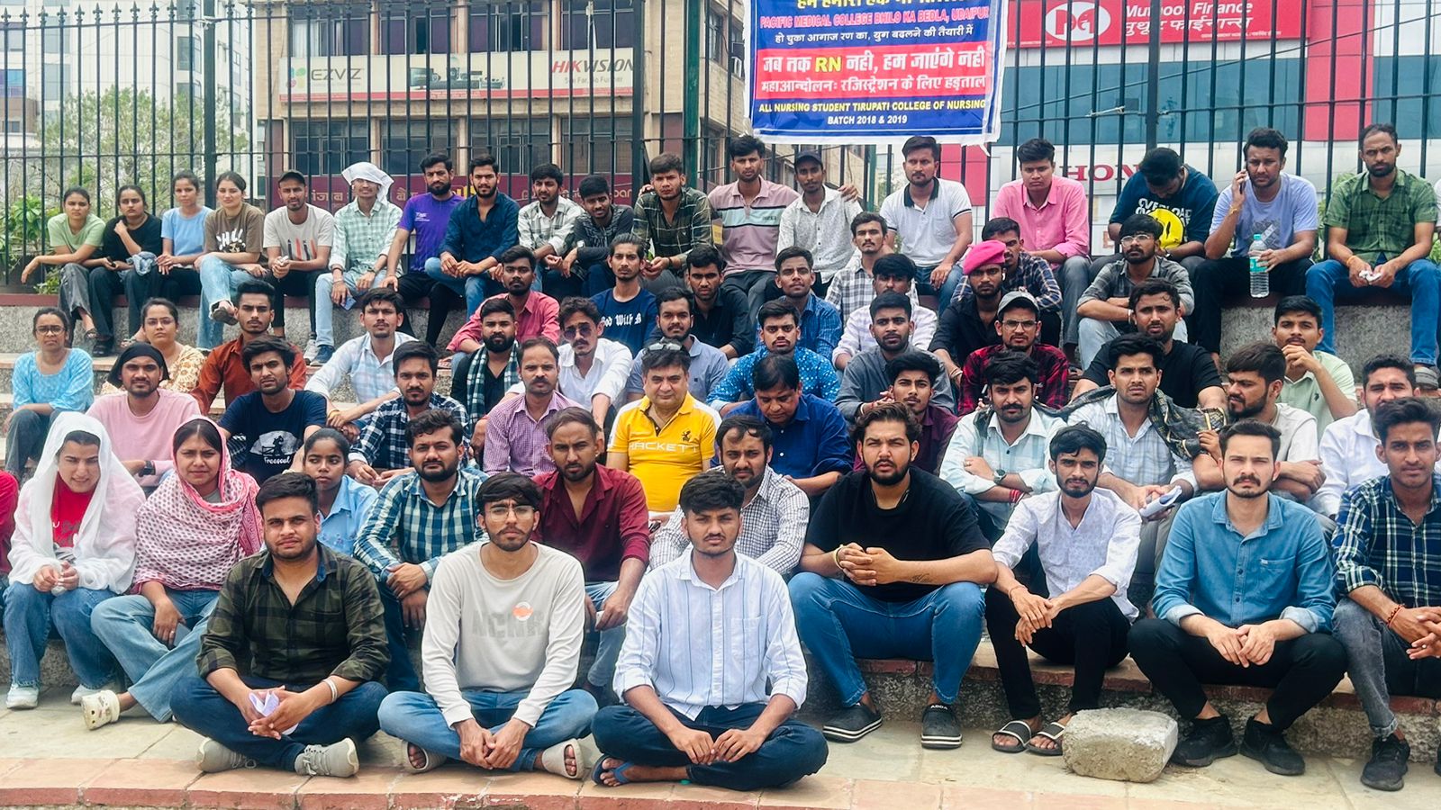 ##Tirupati College of Nursing Students Protest