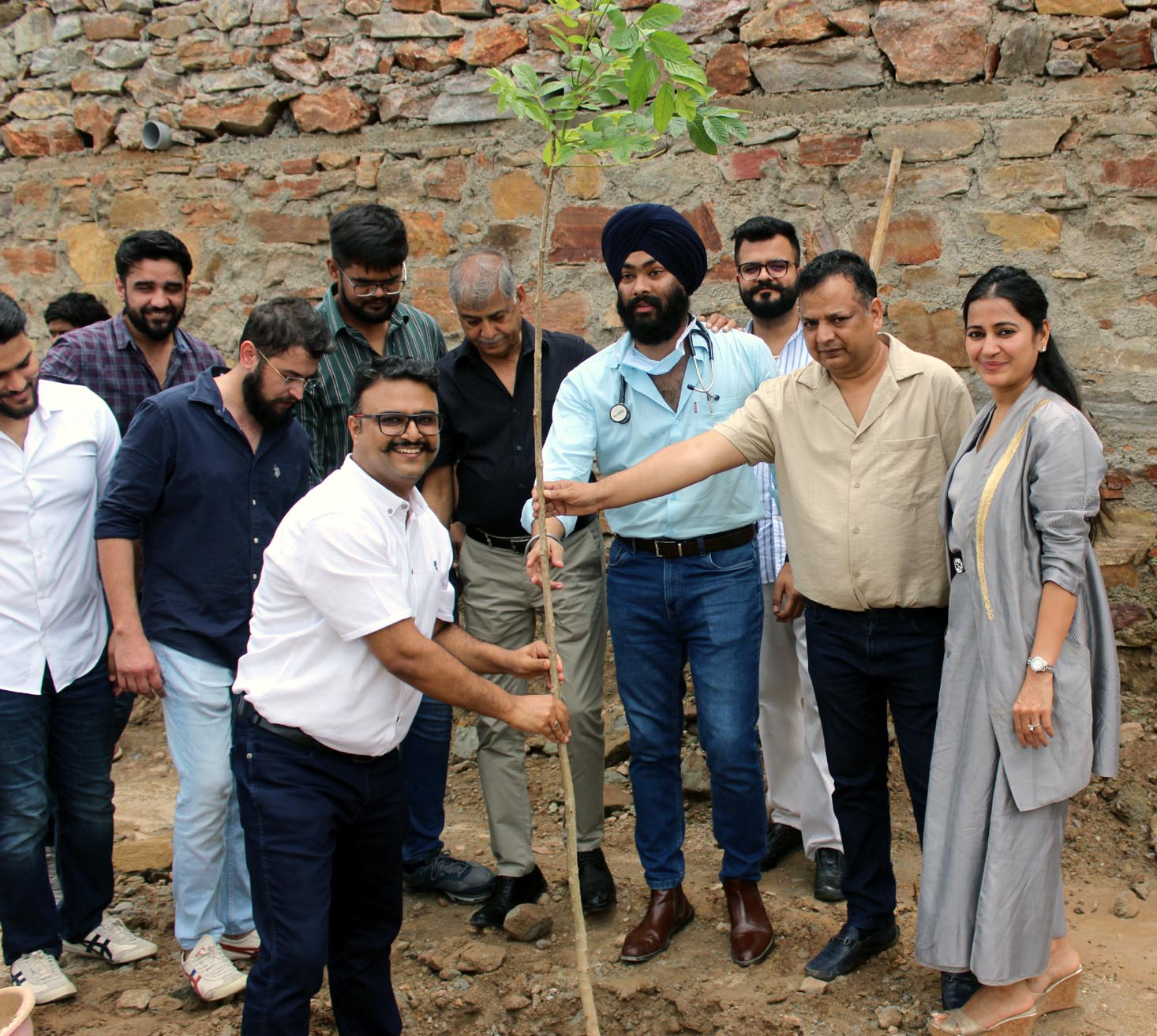 Tree Plantation at PIMS Hospital, Udaipur on Doctors' Day