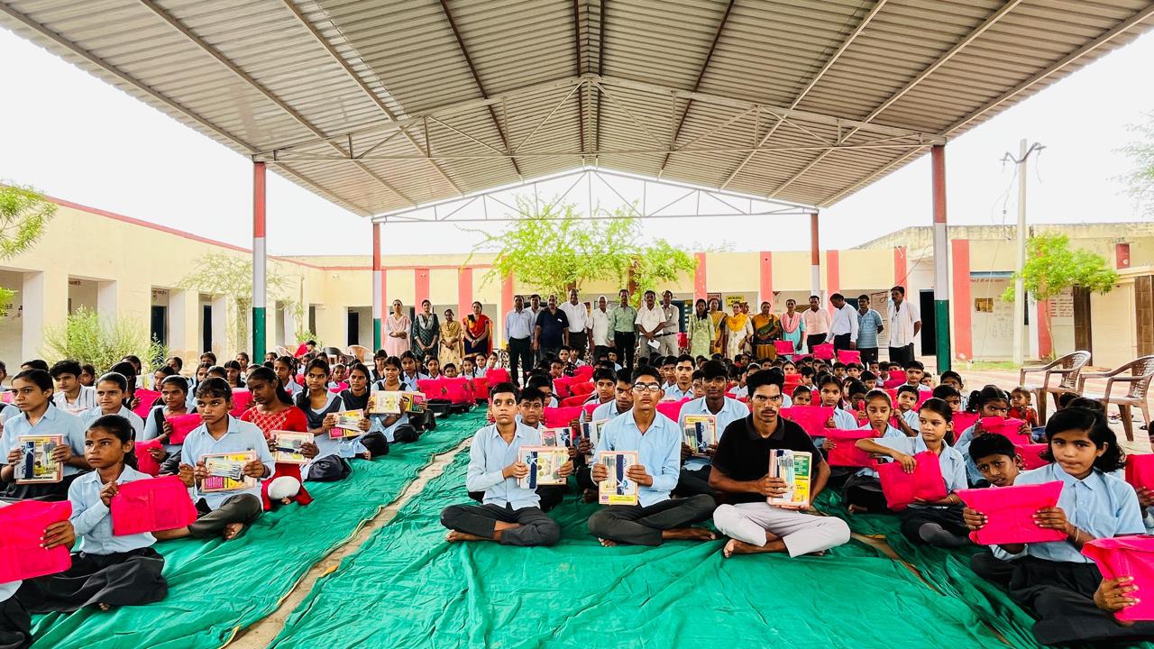 ### Rajasthan Ratnakar Distributes Free Notebooks to Students