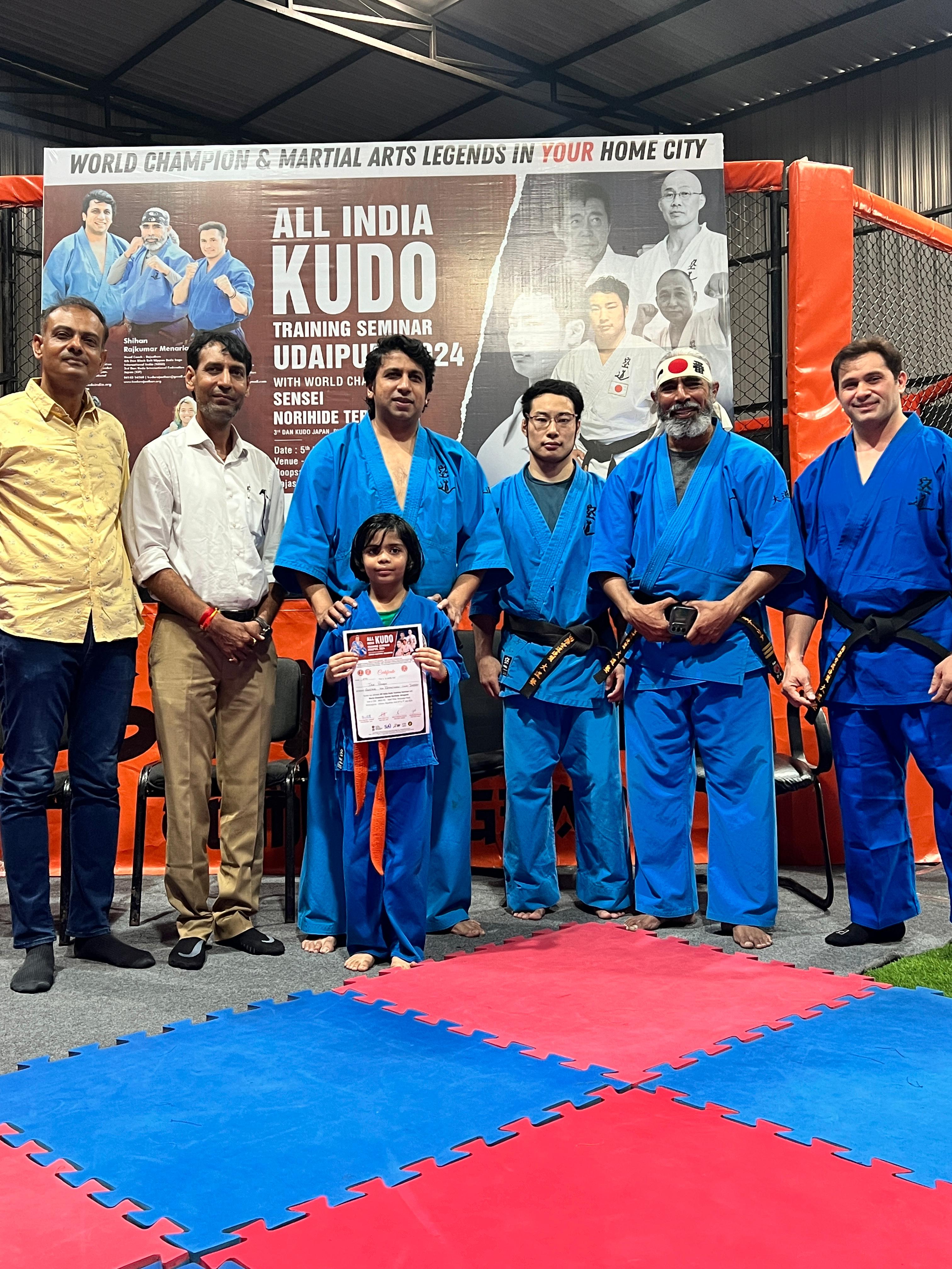 ###Three-Day International Kudo Training Camp Concludes in Udaipur