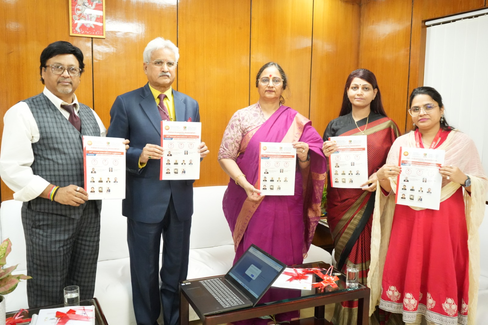 Brochure Unveiled for the 107th Annual International Conference of the Indian Economic Association