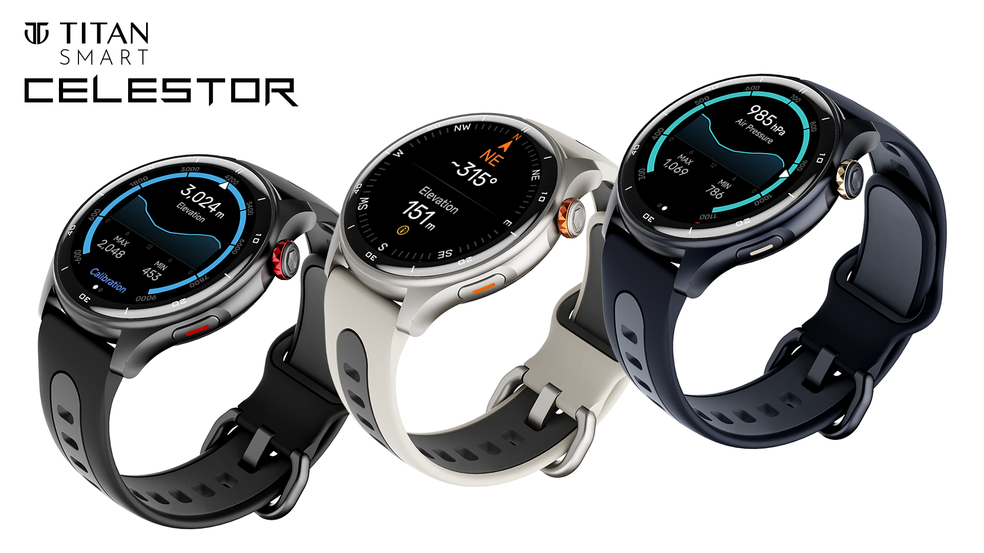 Titan Smart elevates in the category with their high performance GPS smartwatch: Titan Celestor