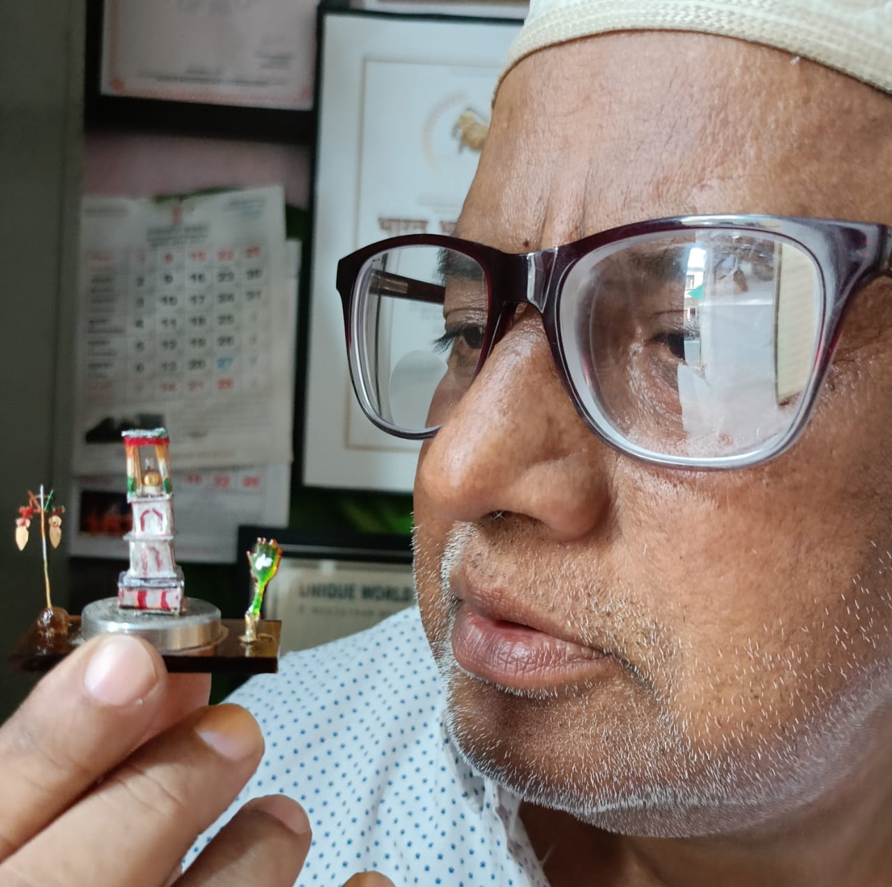 ###Dr. Sakka Creates World's Smallest Tazia, Stick, and Panjtan