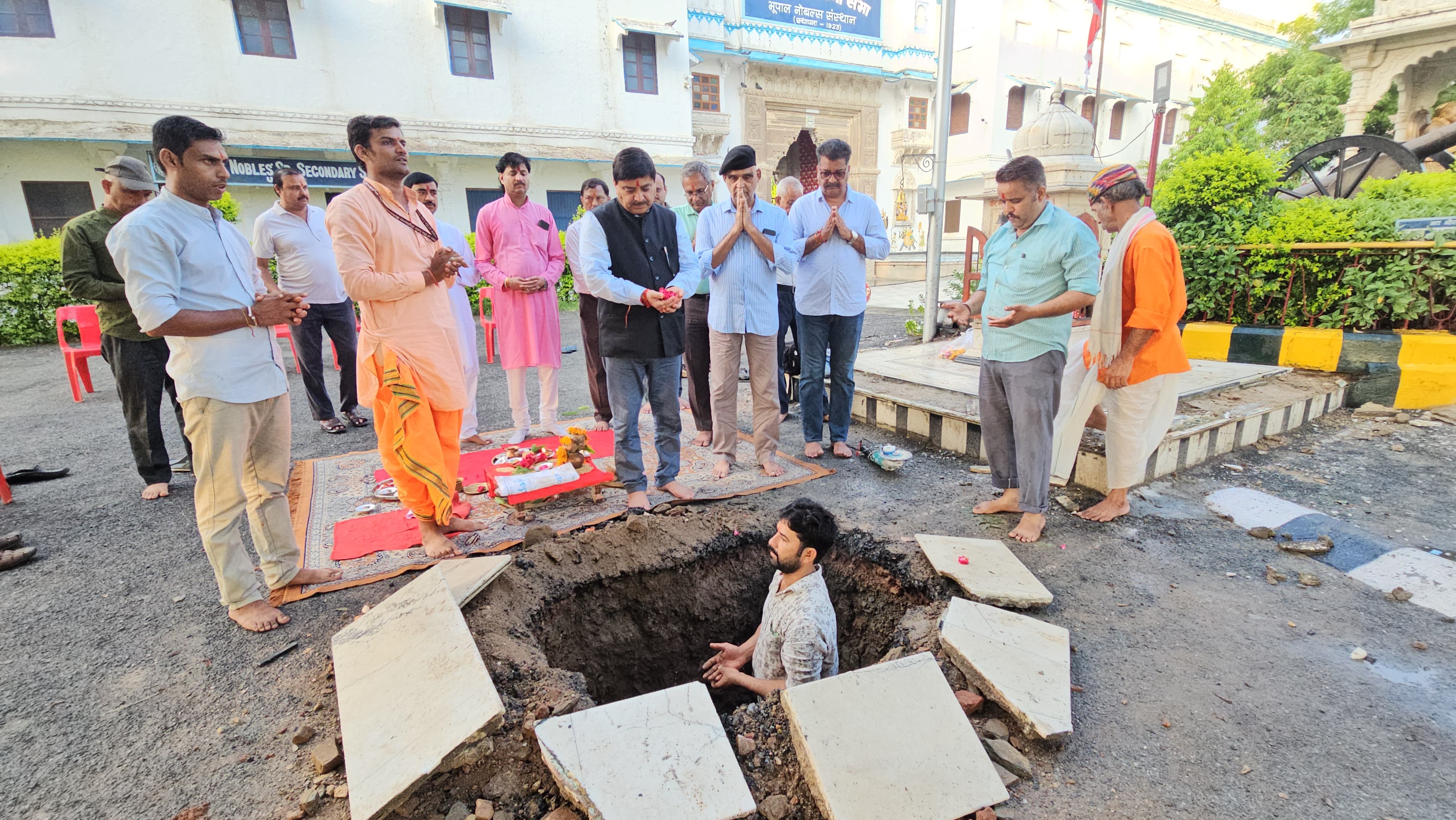 ###Renovation of Veer Kesari Hanuman Temple at BN Institute*