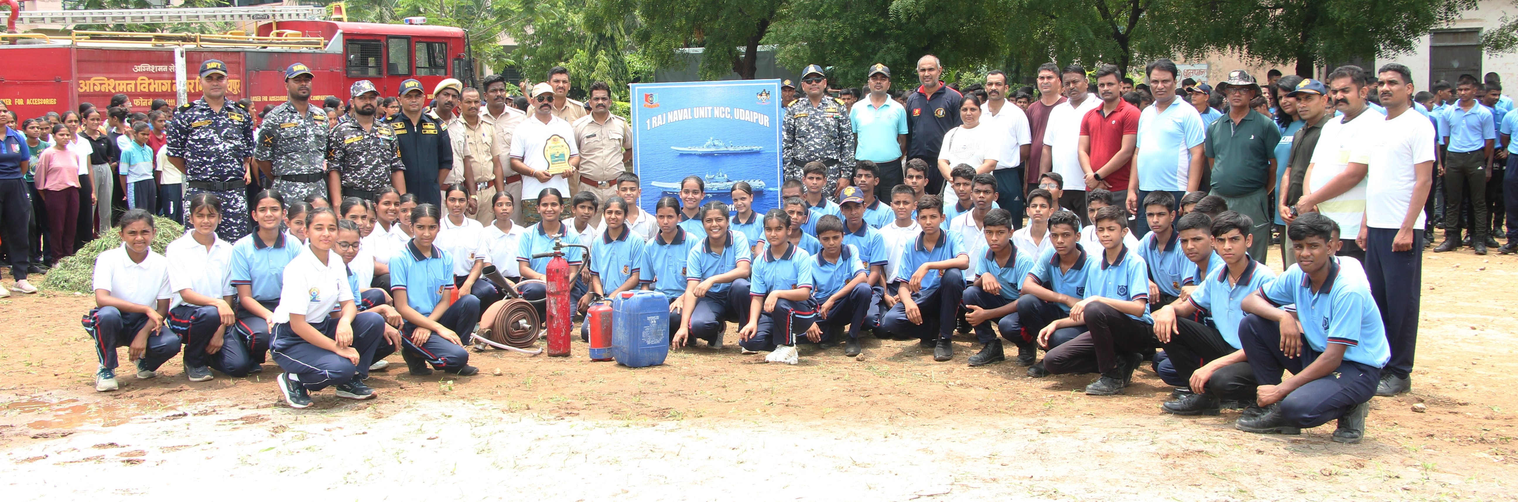 Fire Safety and Prevention Training for NCC Cadets