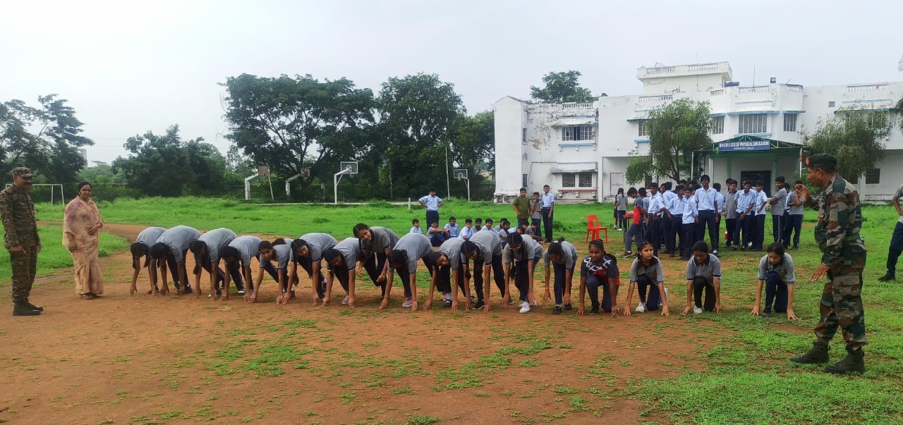 NCC Cadet Selection Process Completed at Bhupal Nobles Public School