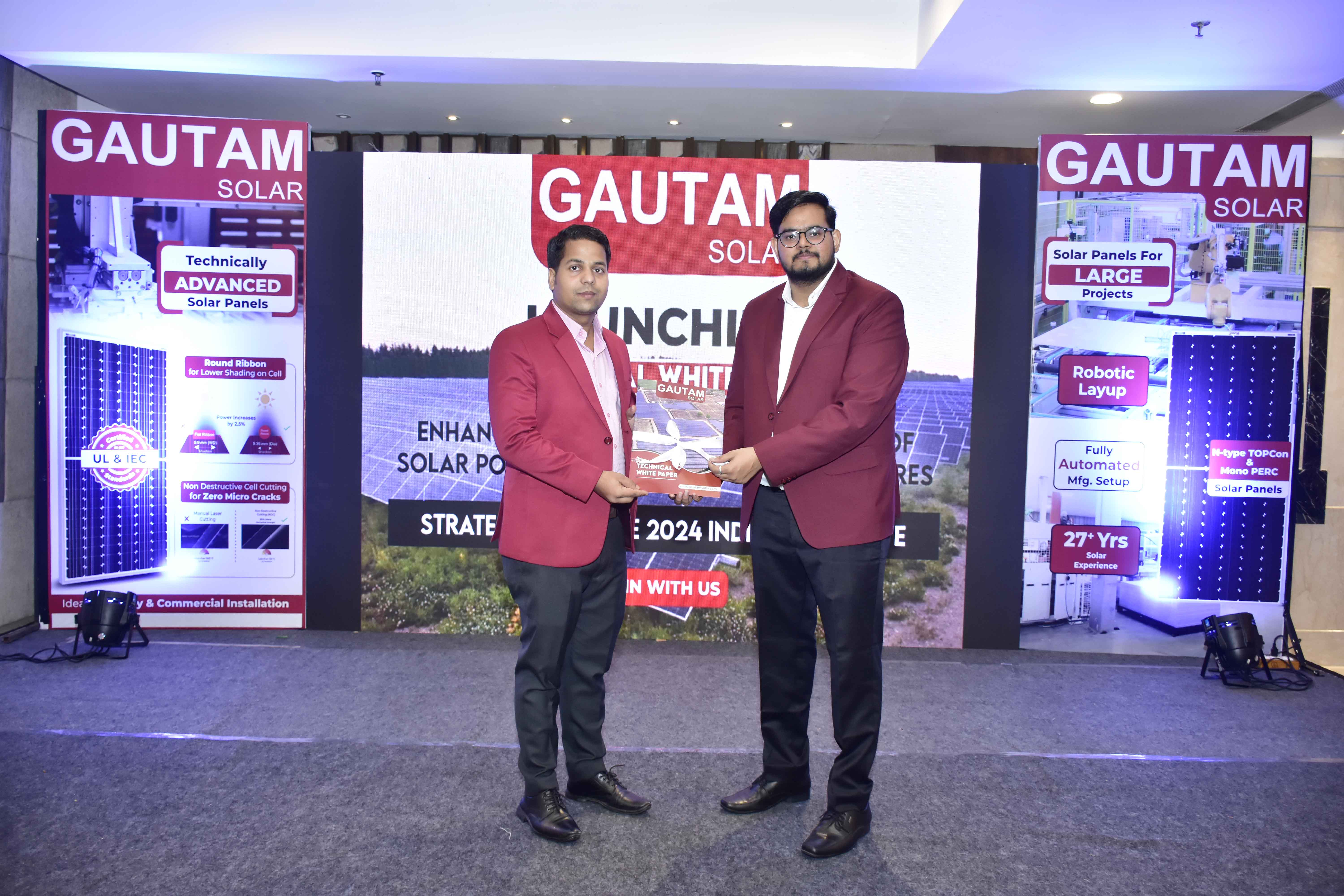 ###Gautam Solar unveils whitepaper on advanced solar technologies 