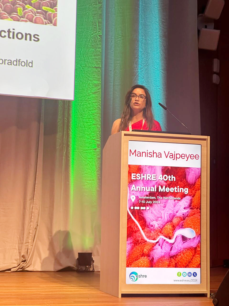 Dr. Manisha Presented Research on Vaginal Microbiome at ESHRE-2024 