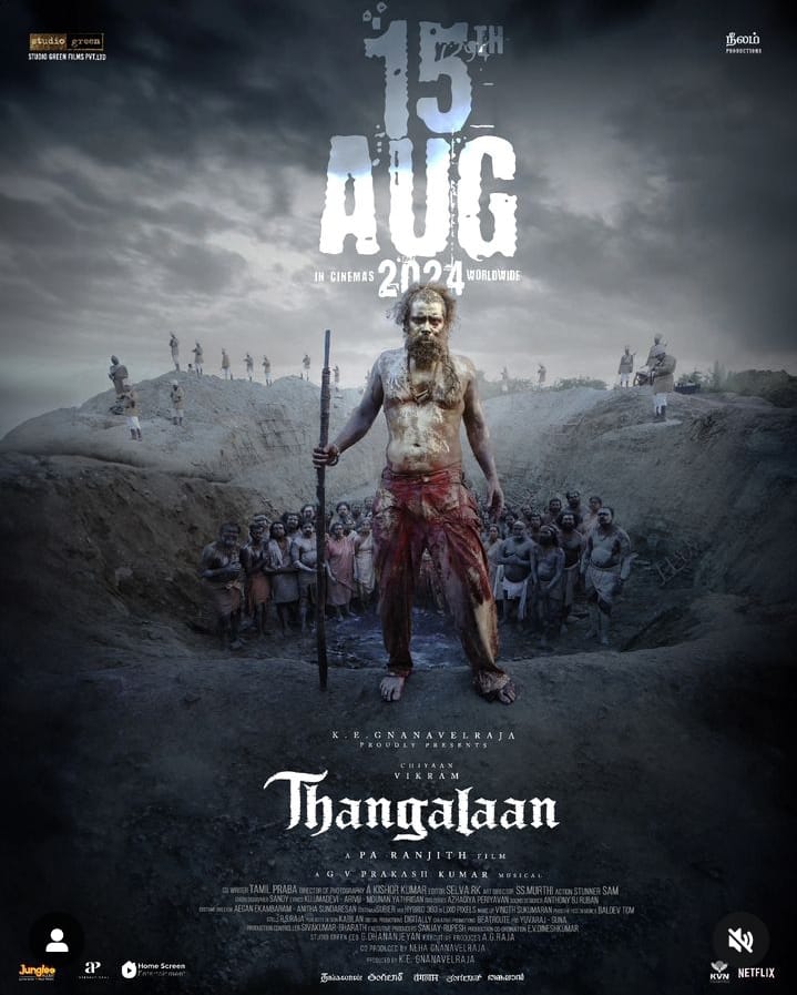 Chiyaan Vikram's 'Thangalaan' to Release on August 15