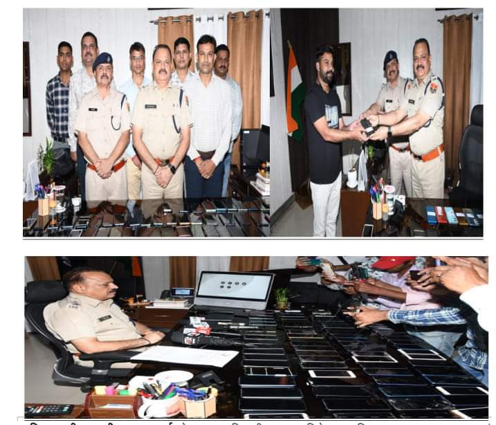 Rural SP Karan Sharma's Major Operation Recovers Lost and Stolen Mobile Handsets Worth Over Rs. 37.62 Lakhs