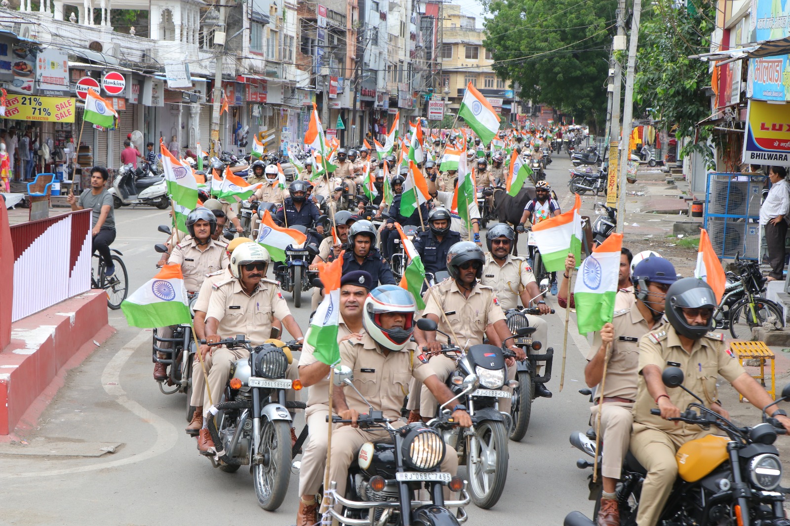 जिलेभर में उत्साह तथा उमंग से निकाली गई तिरंगा वाहन रैली, उमड़ा देशभक्ति का ज्वार