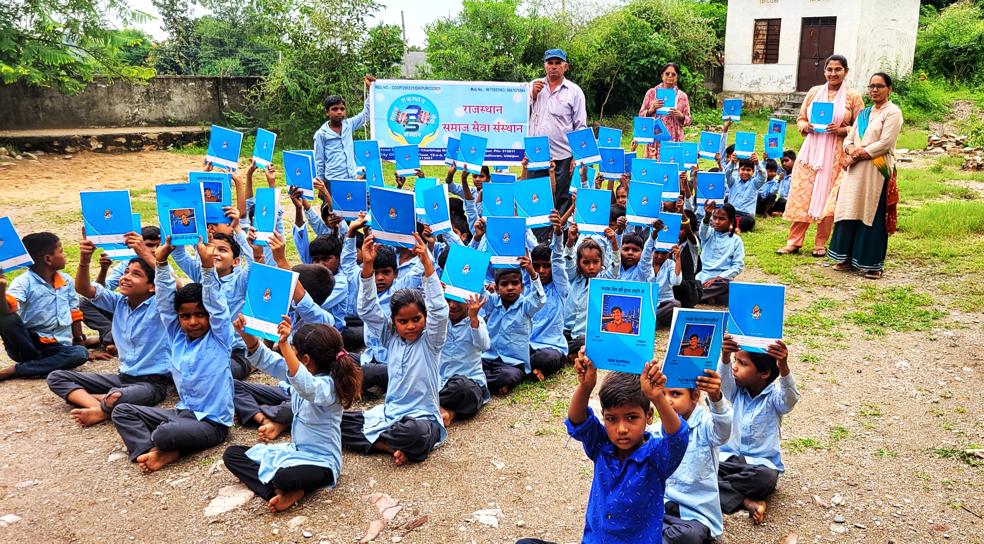 1,050 Notebooks Distributed to Children in Government Schools