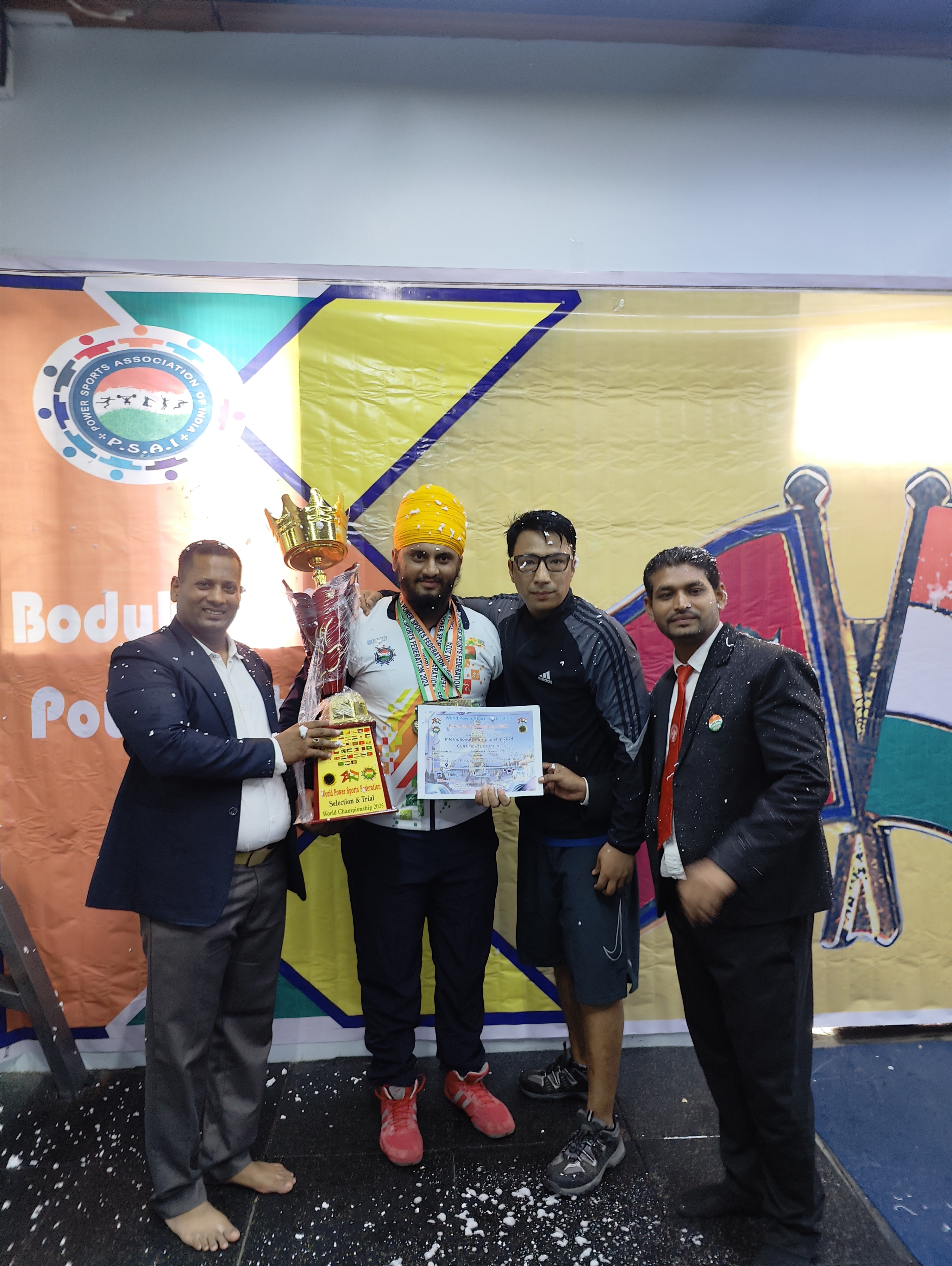 Powerlifter Lakshya Walia Wins Gold at International Competition in Nepal