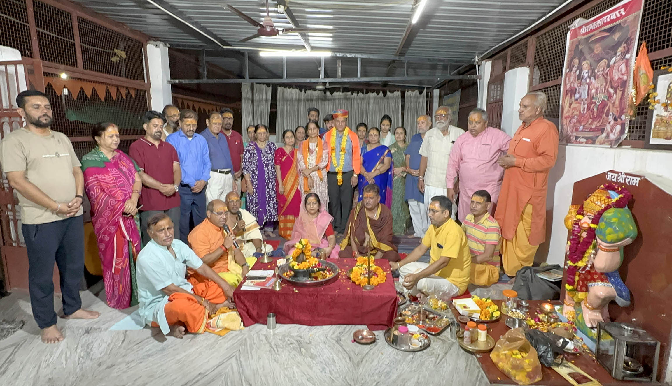 Devotees Overflow with Faith at Rudraarchan Ceremony at Shri Peetambara Ashram