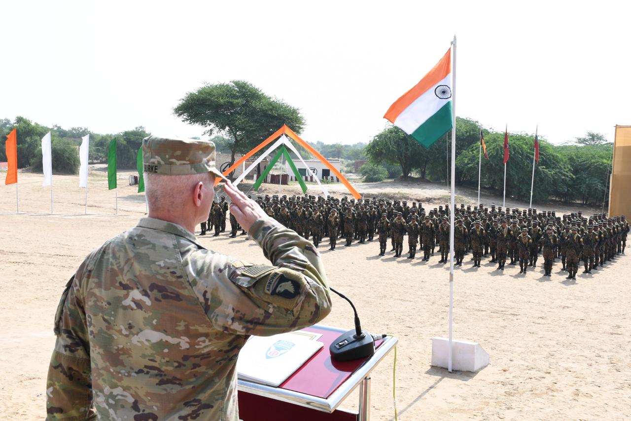 INDIA- USA JOINT MILITARY EXERCISE YUDH ABHYAS -2024  COMMENCES IN RAJASTHAN