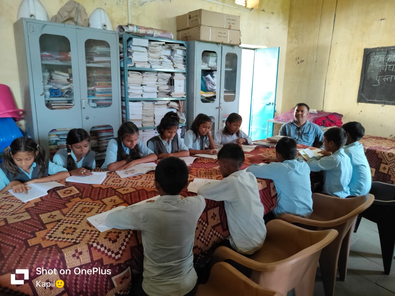 Library Day Celebrated with Enthusiasm as Part of the 'Prakhar Rajasthan Reading Campaign'