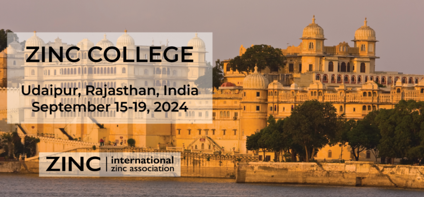 International Zinc Association to organize Zinc College hosted by Hindustan Zinc in India