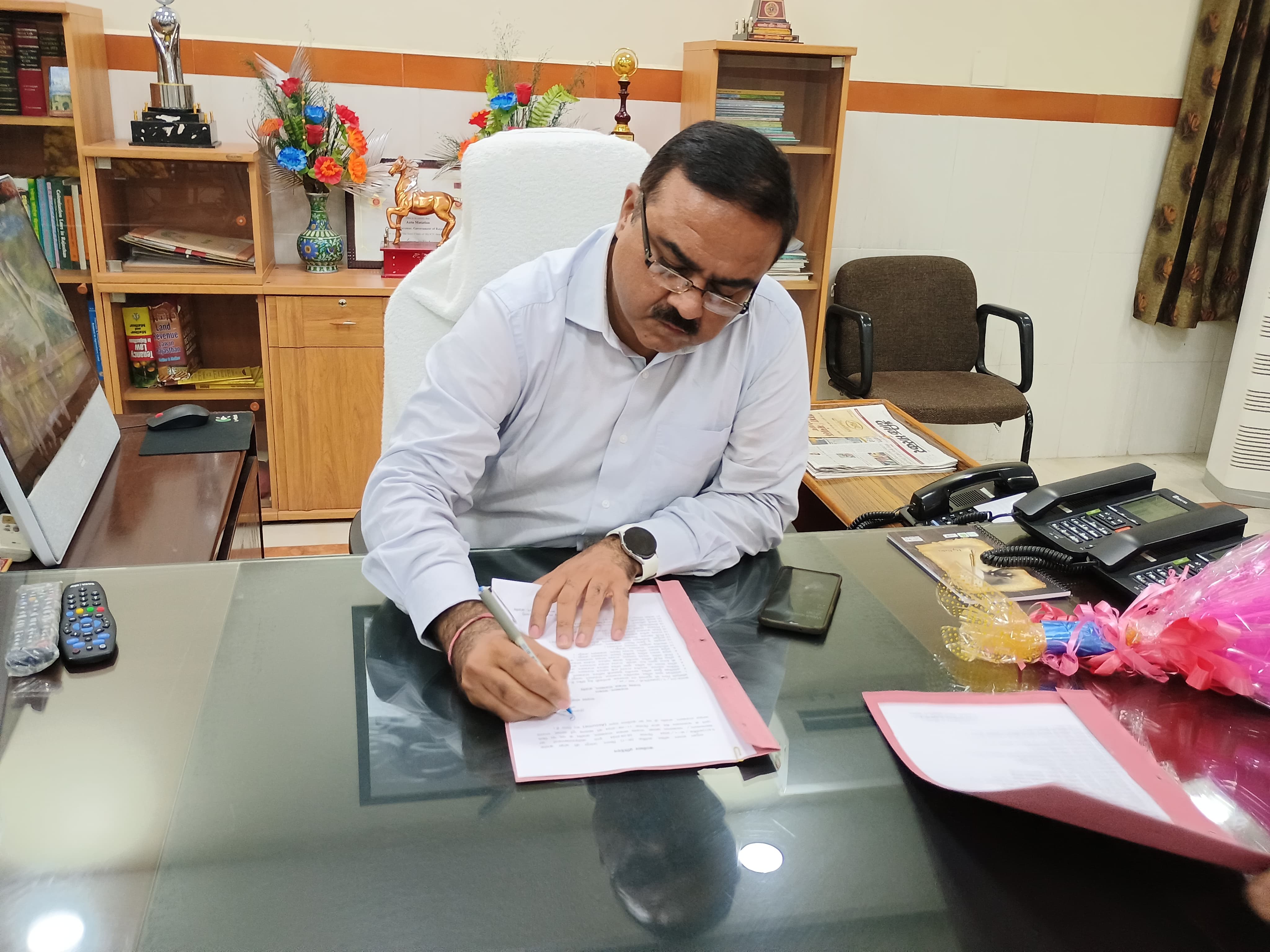 ###Hemant Kumar Gera Assumes Charge as Revenue Board Chairman