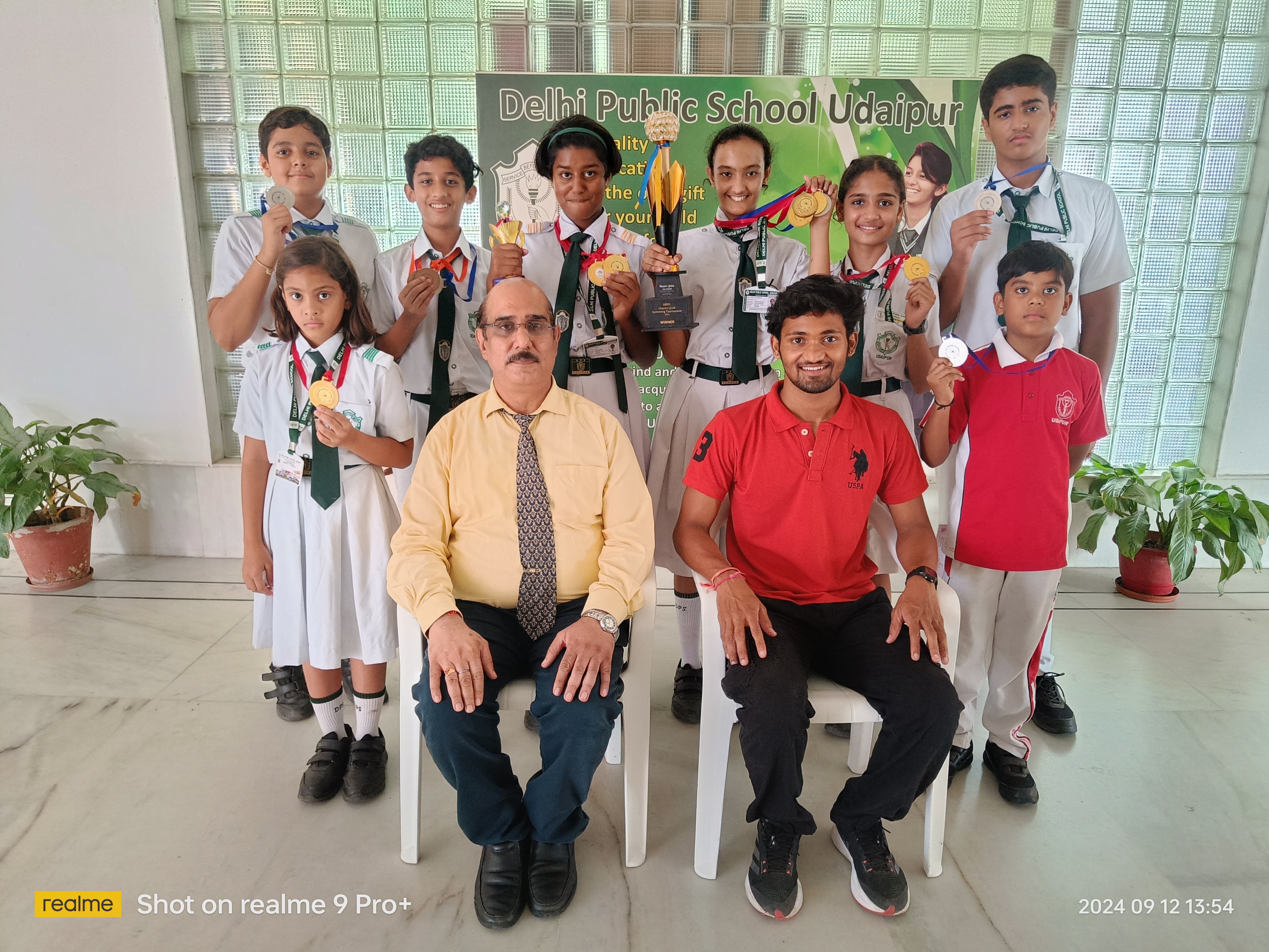 DPS Udaipur’s Young Swimmers Win Champion Trophy