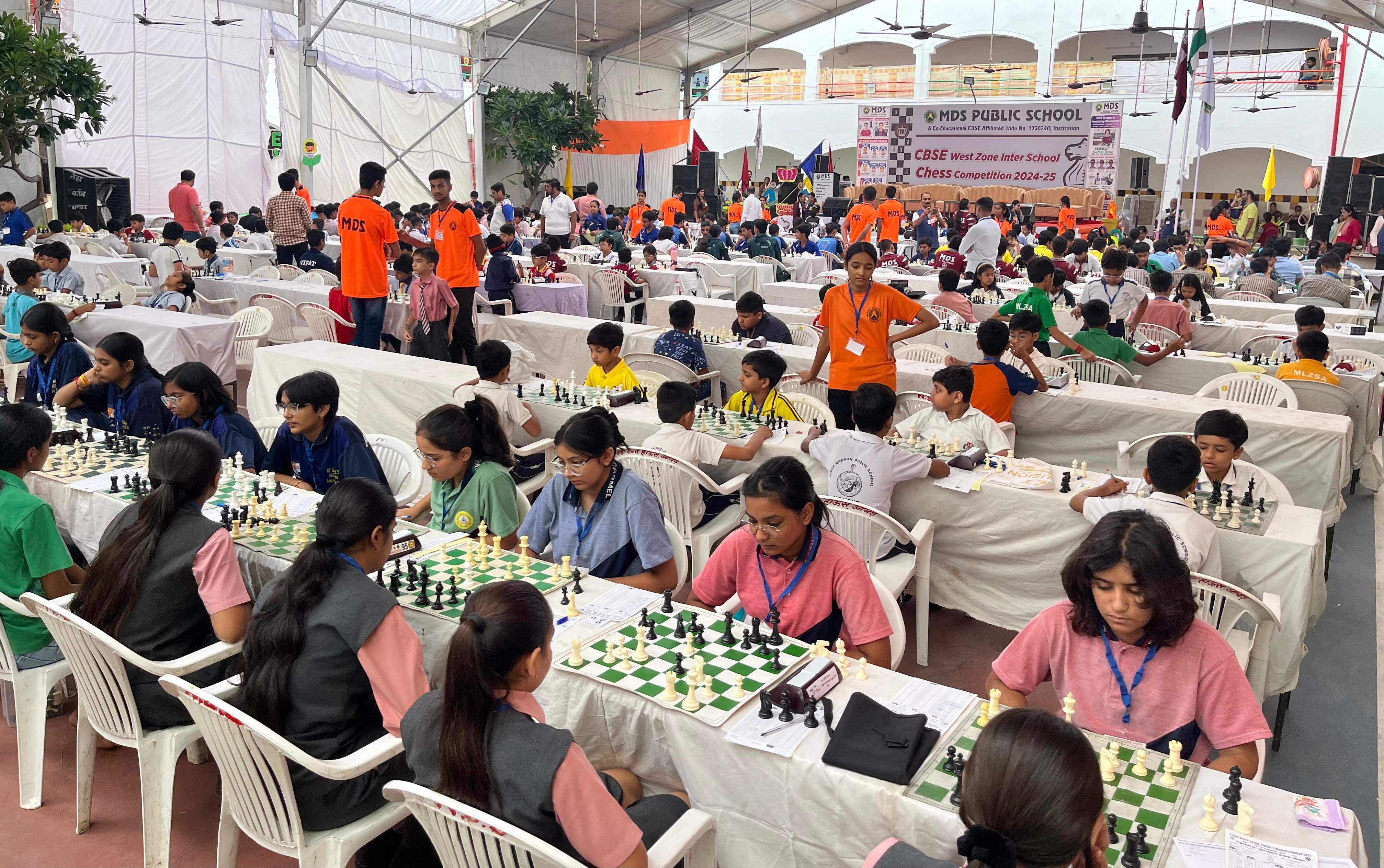 ### MDS Public School Hosts CBSE West Zone Chess Tournament