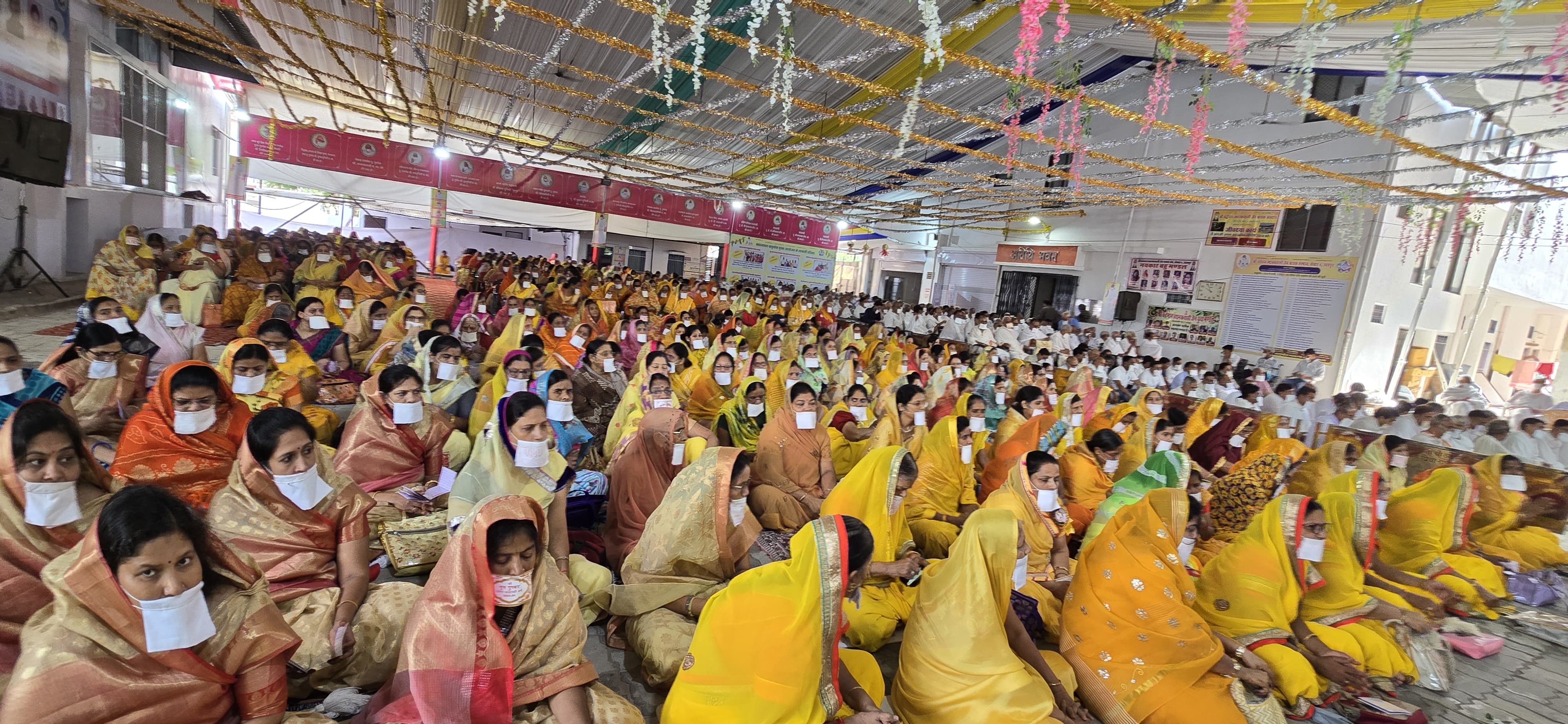 संत की उपस्थिति ही है समाज सेवा -साध्वी डॉ.संयमलता