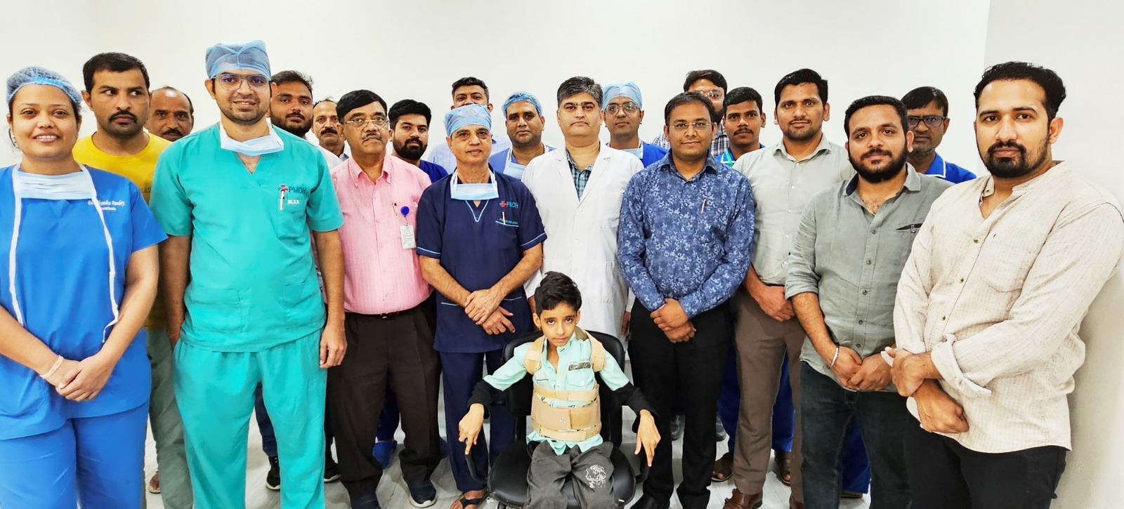 ### Successful Surgery for Congenital Spinal Deformity at PMCH