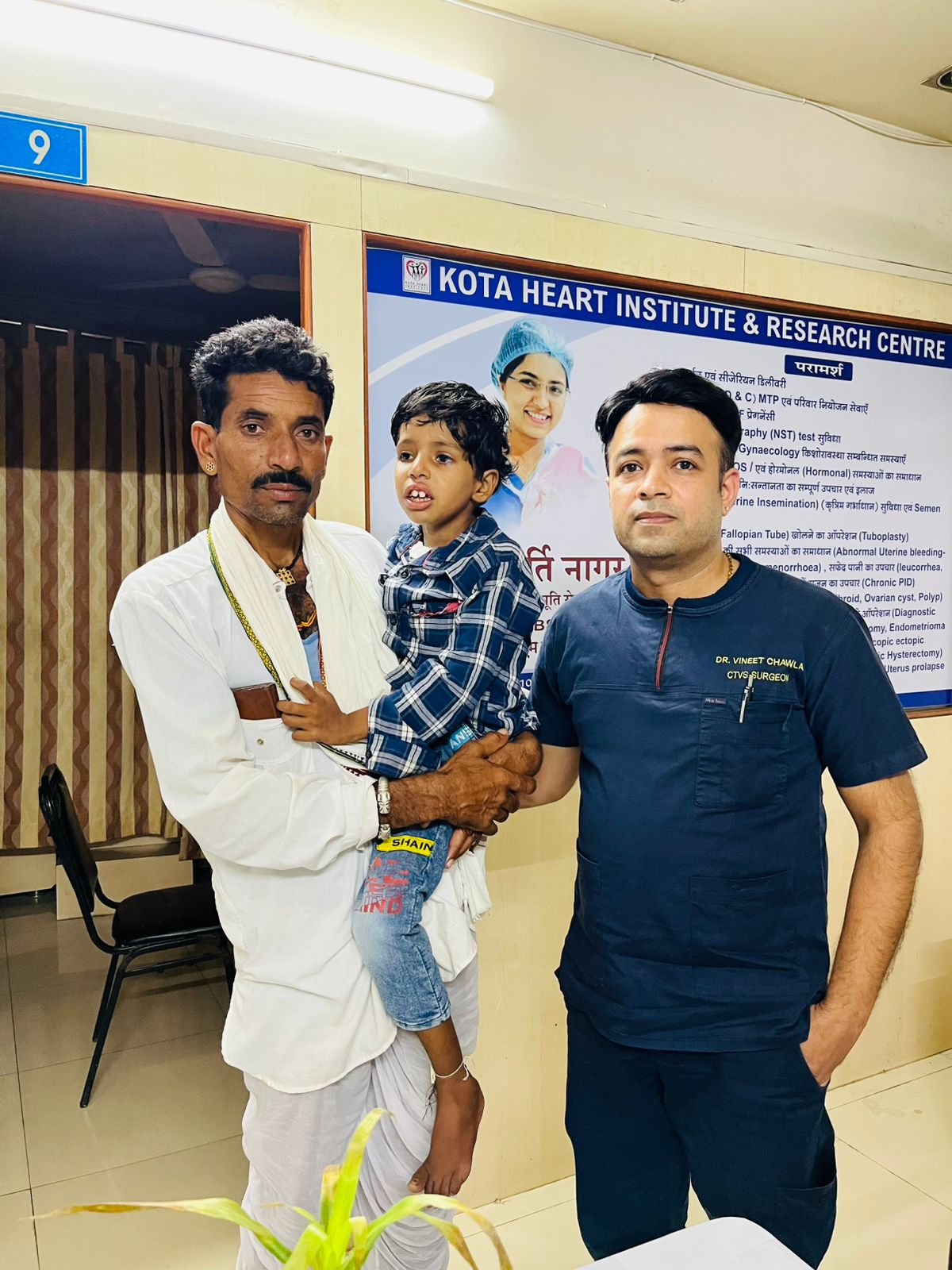 Dr. Vineet Chawla Successfully Operates on 5-Year-Old Girl with Rare Heart Condition