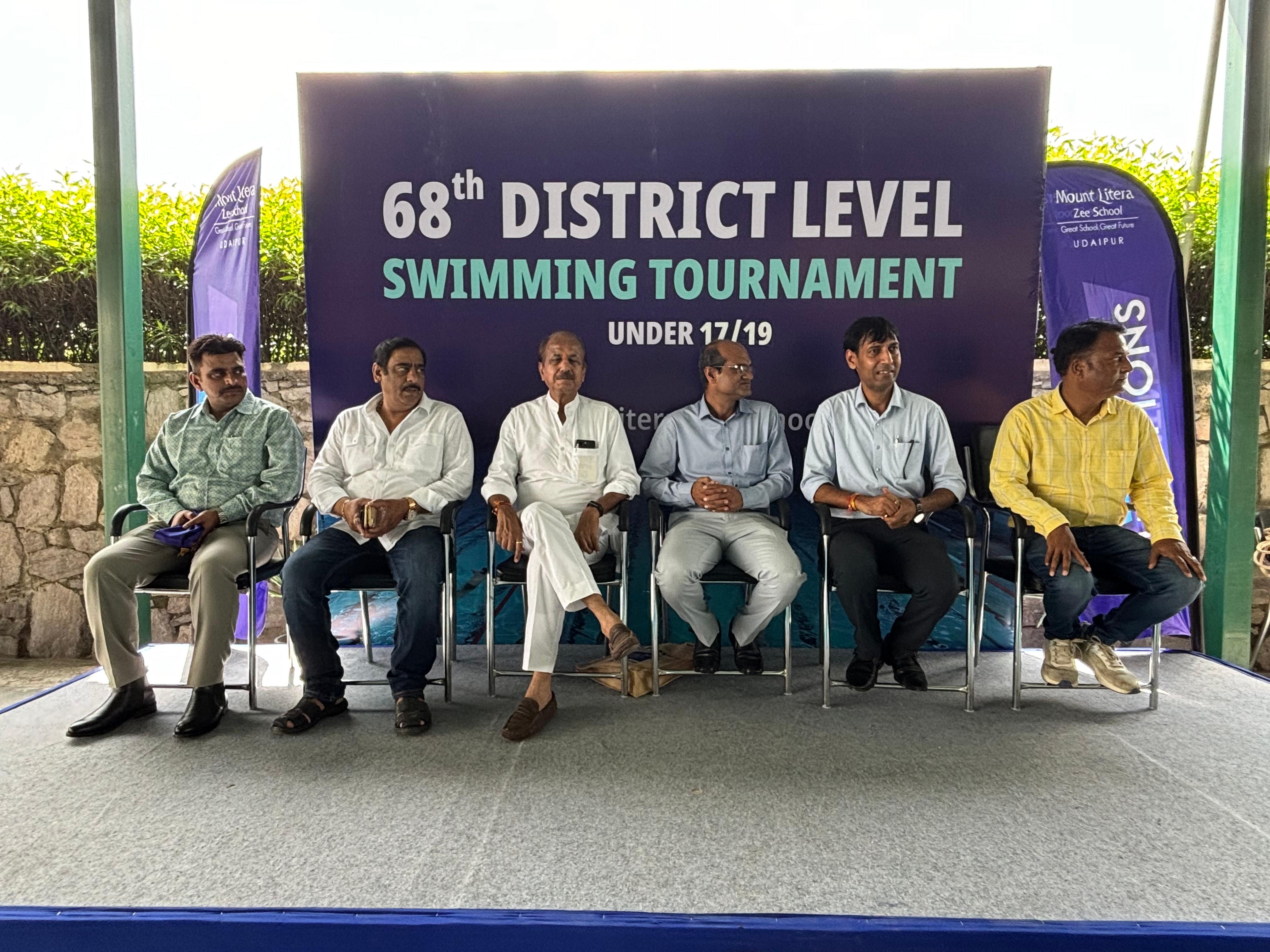 68th District Level Under-17 and Under-19 Swimming Competition Concludes at Mount Litera Zee School