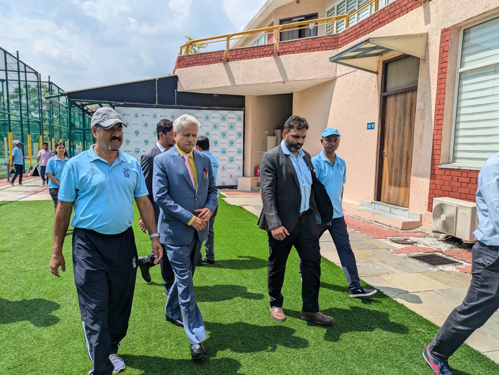 ### Pro Chancellor NIMS Prof. Amarika Singh Visits Zinc Football Academy