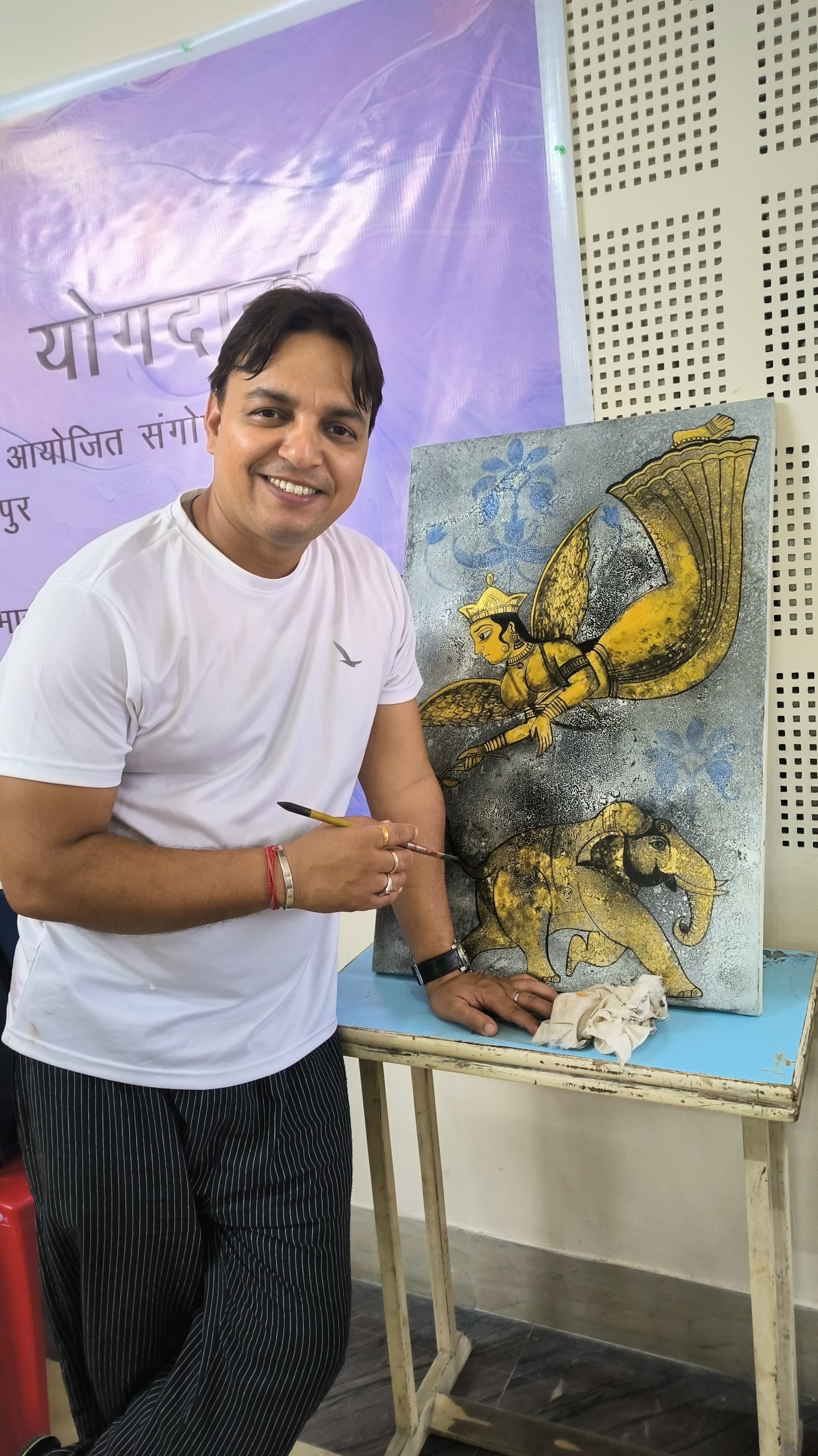 Dr. Chitra Sen from Lake City Participates in International Art Workshop