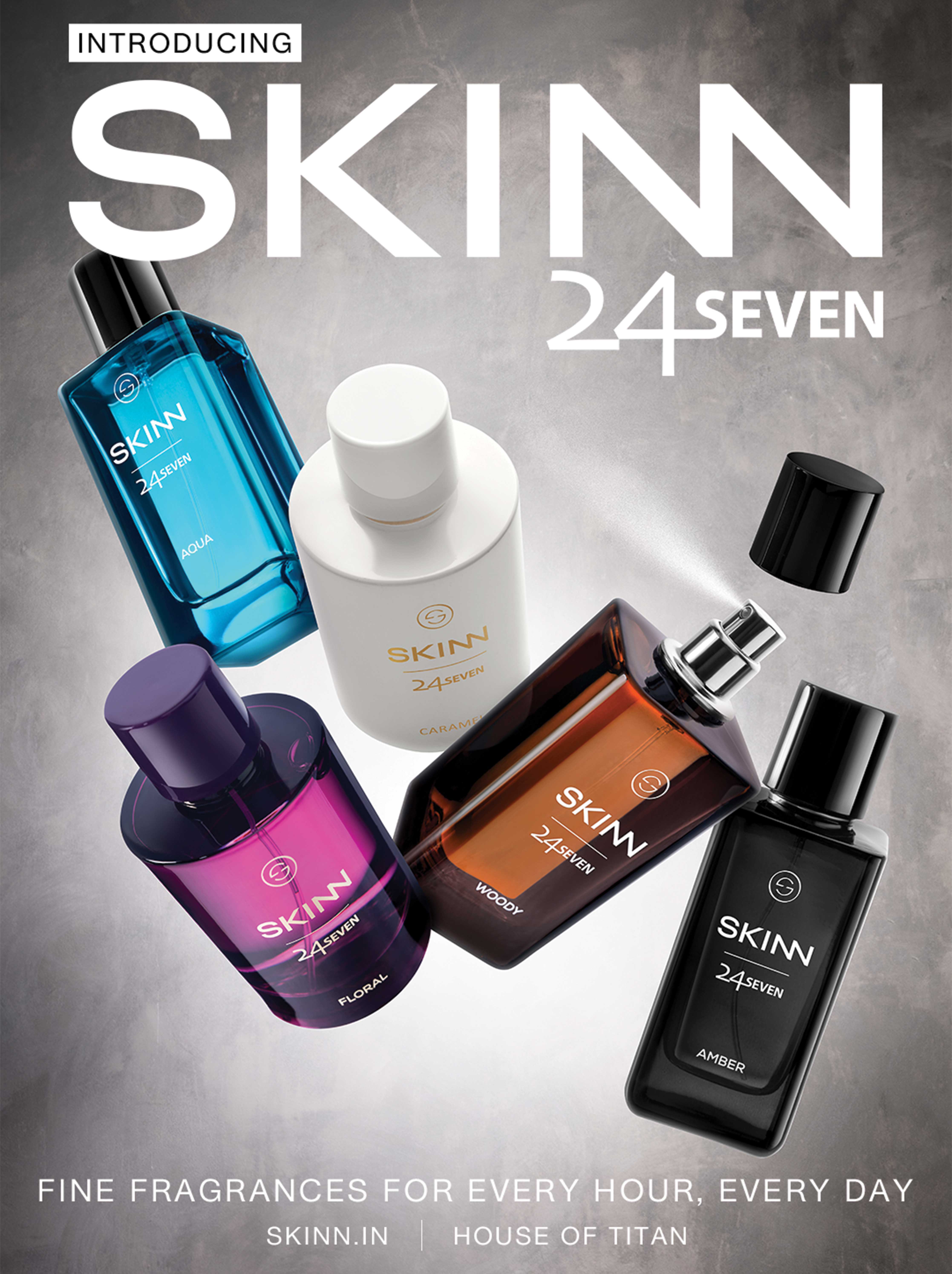 SKINN from House of Titan forays into the affordable fragrance segment with 24Seven range of fine fragrances