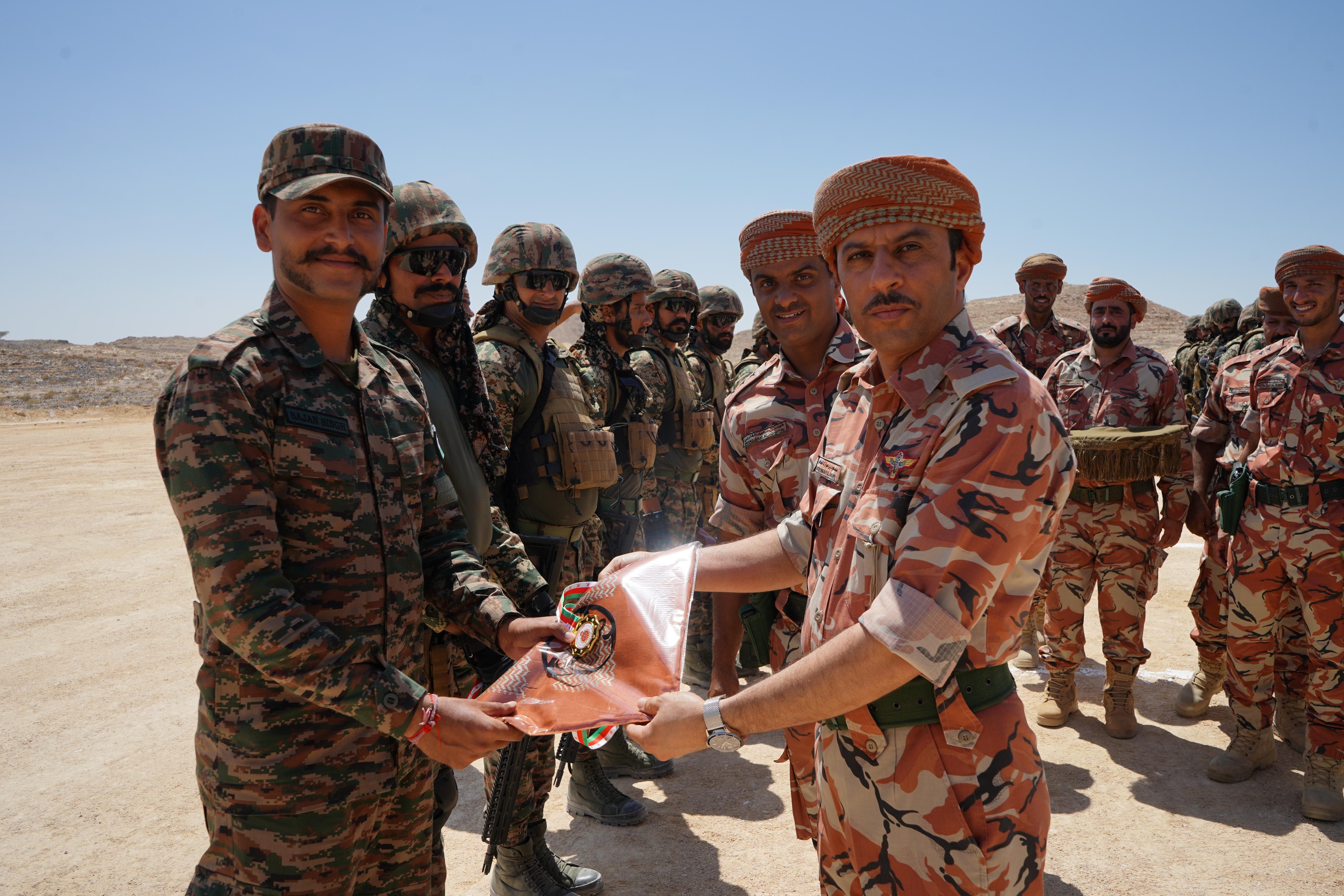 CULMINATION OF INDIA- OMAN JOINT MILITARY EXERCISE AL NAJAH V