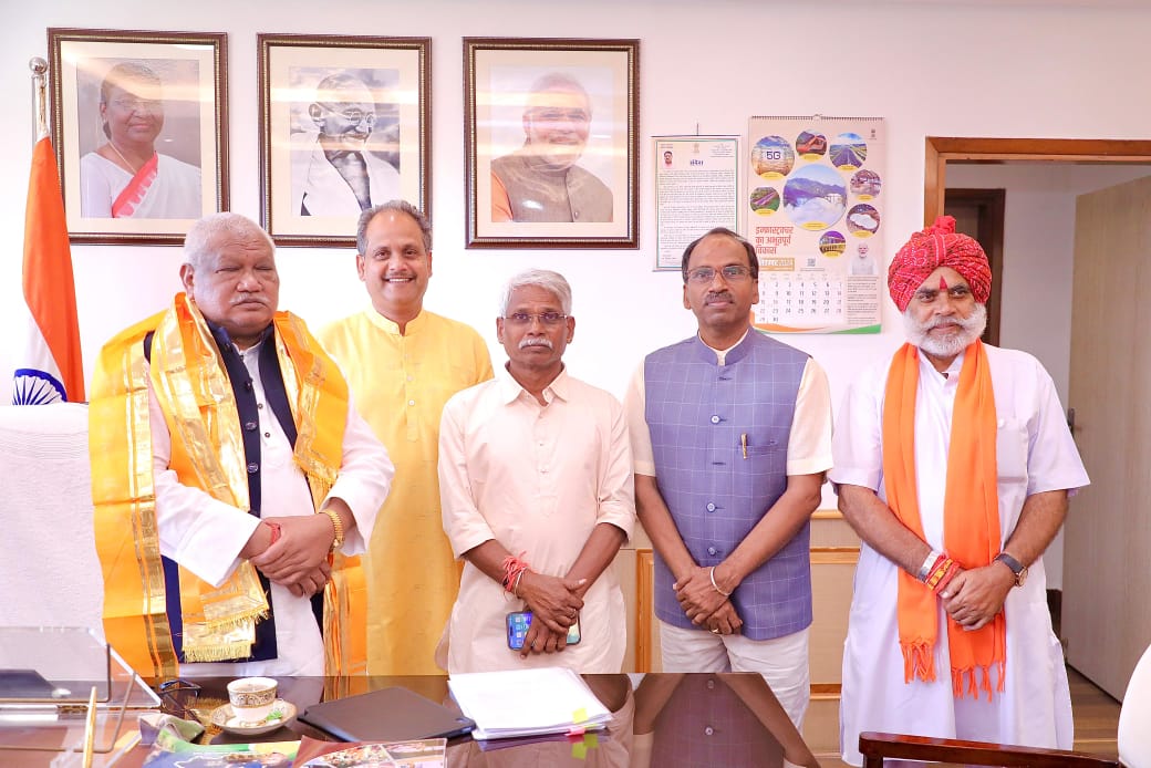 Key Tribal Representatives from Rajasthan Meet Central Tribal Affairs Minister