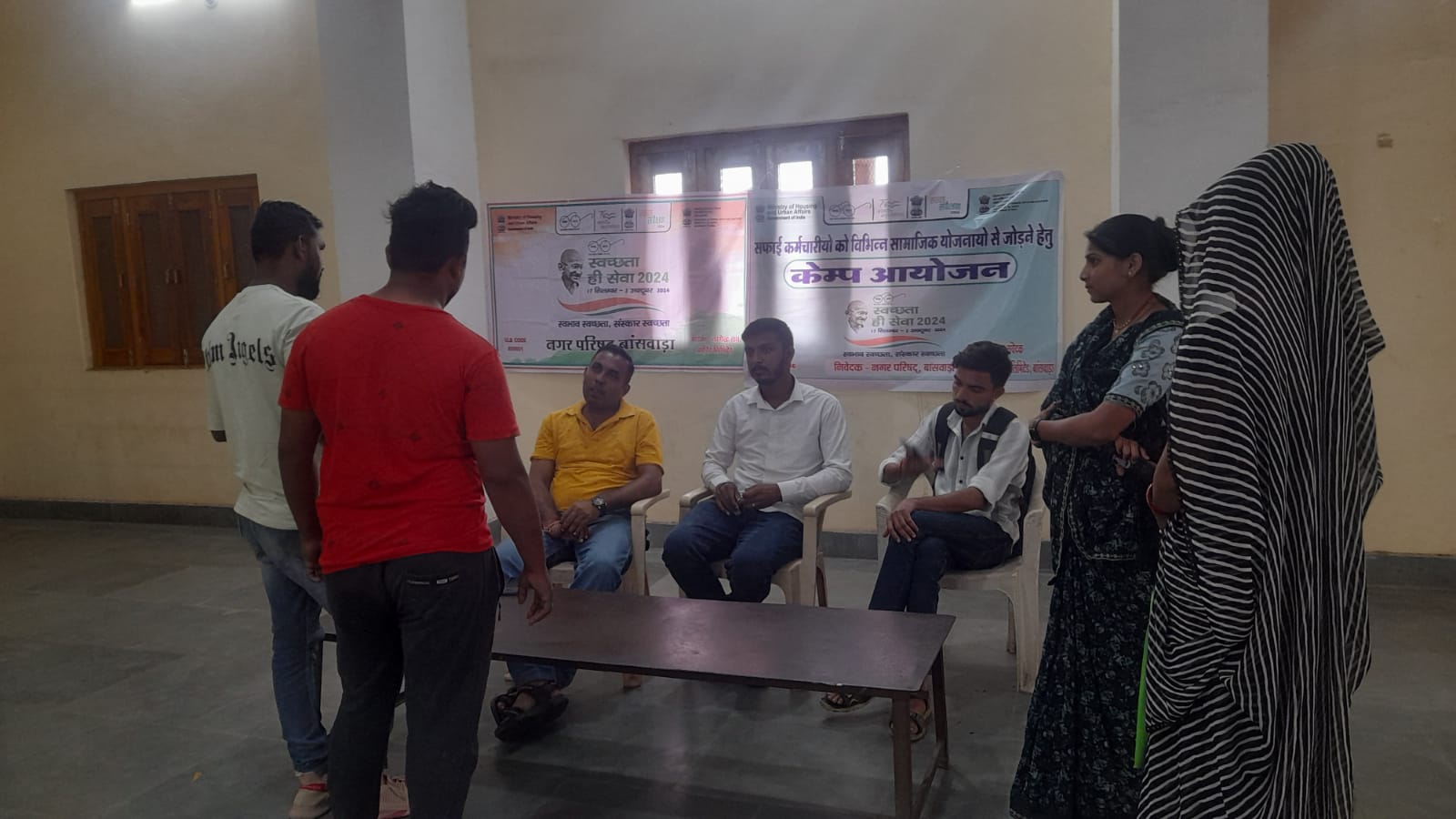 ### Municipal Council Organizes Camp for Sanitation Workers*