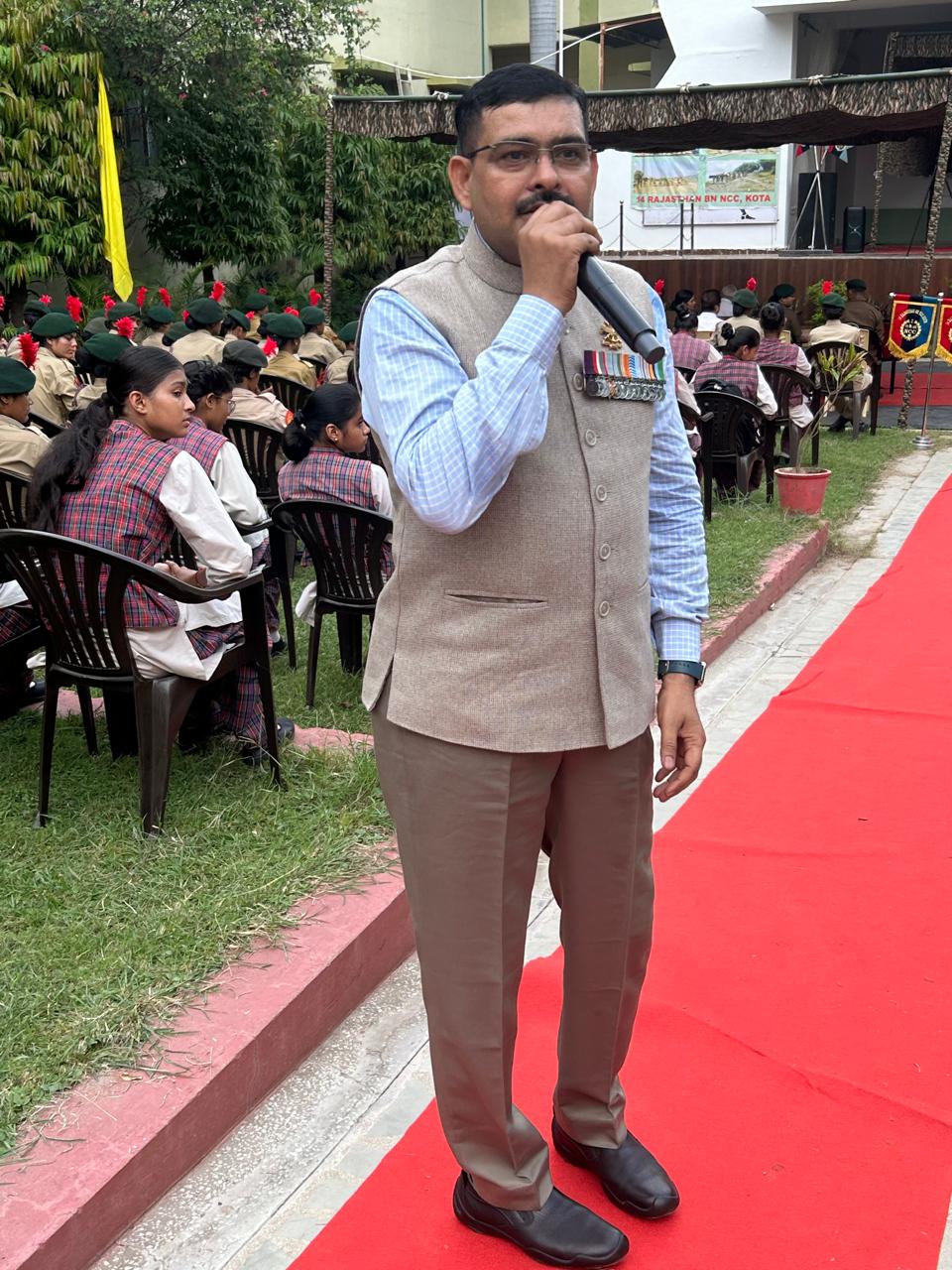 PVC Captain Yogendra Singh Yadav Inspires NCC Cadets in Kota