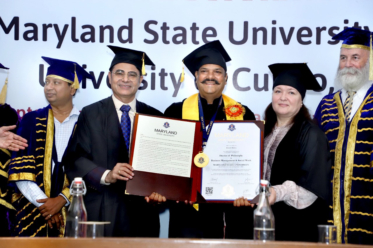 Girish Mehta Awarded Doctorate from American University